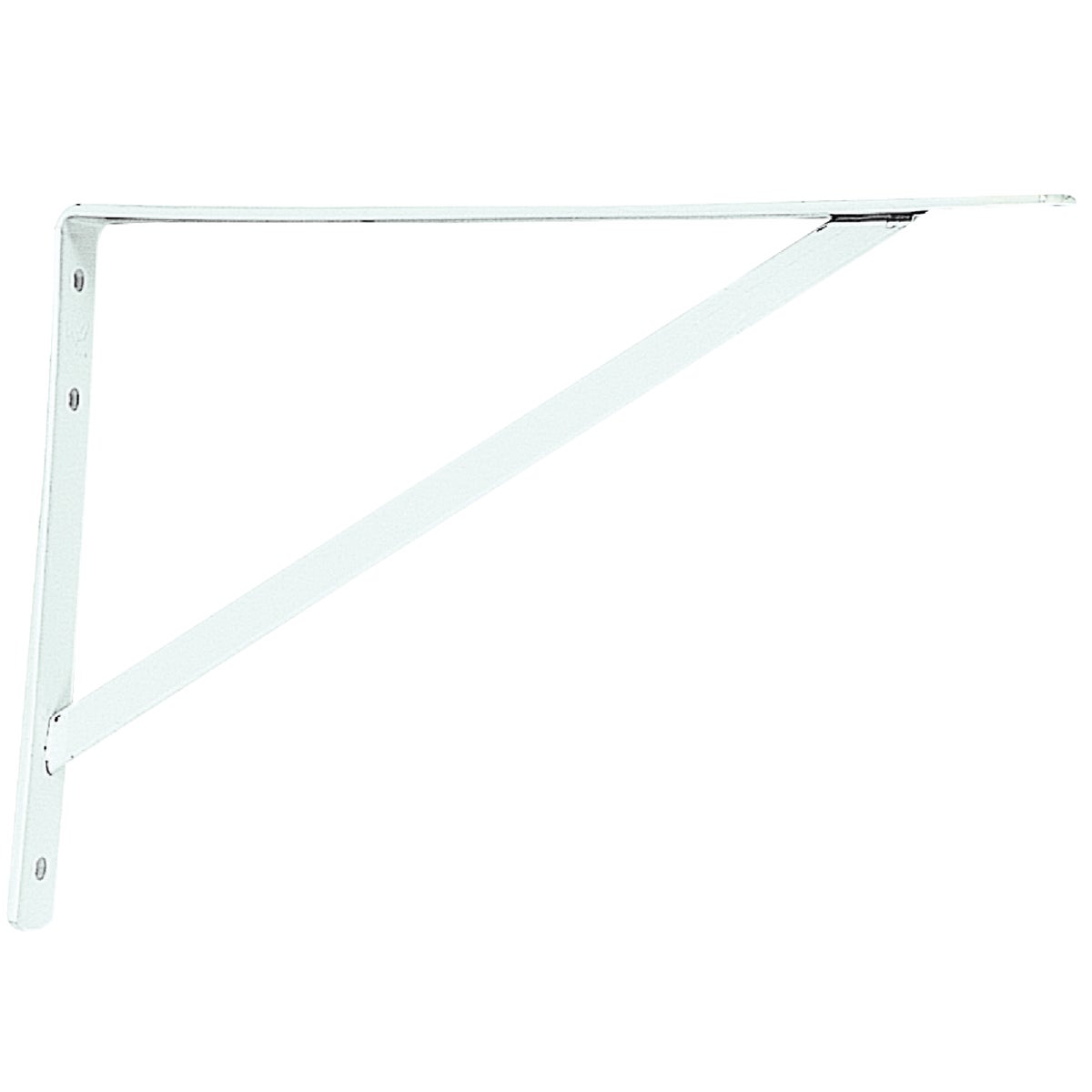 16" WHITE BRACKET - 208WH400 by Knape & Vogt Mfg Co