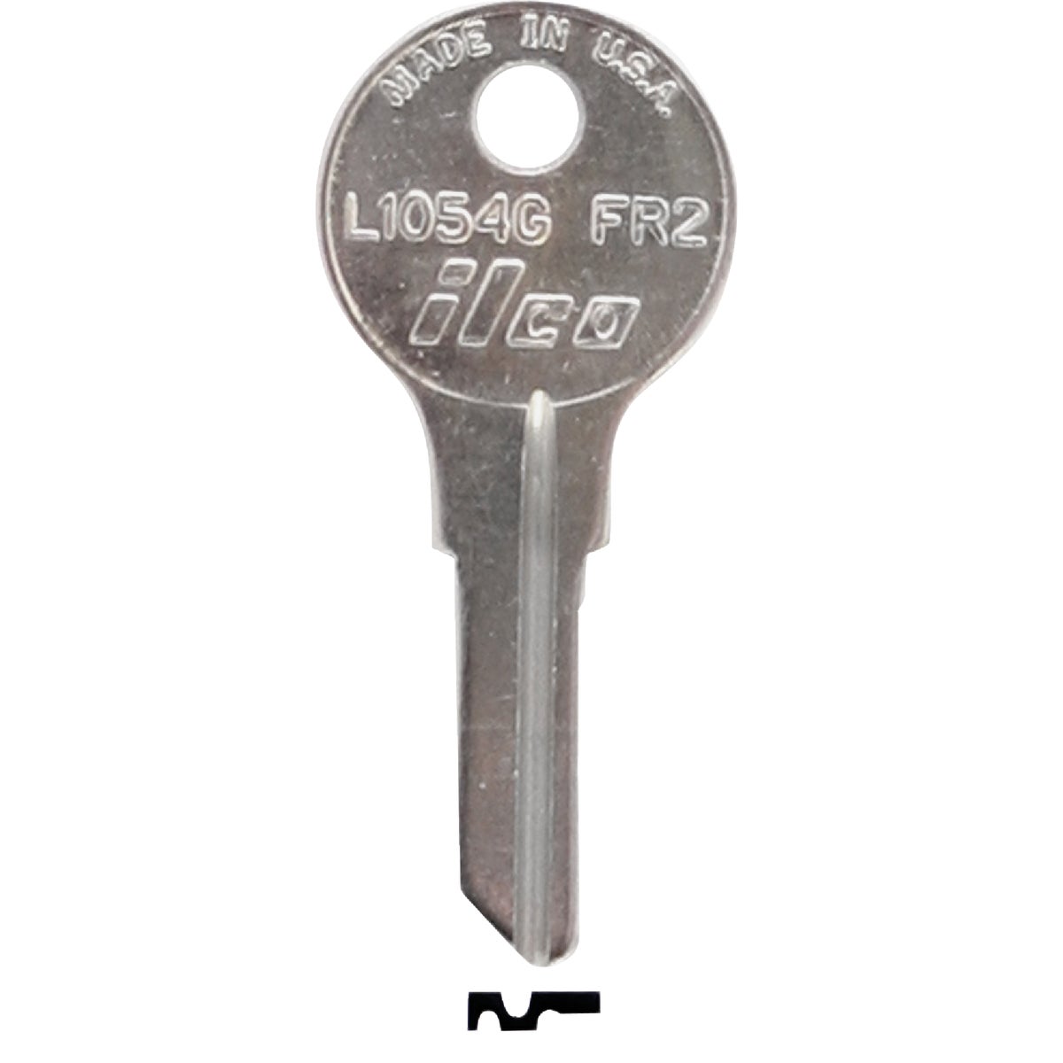 FR2 FORT CABINET KEY - L1054G by Ilco Corp