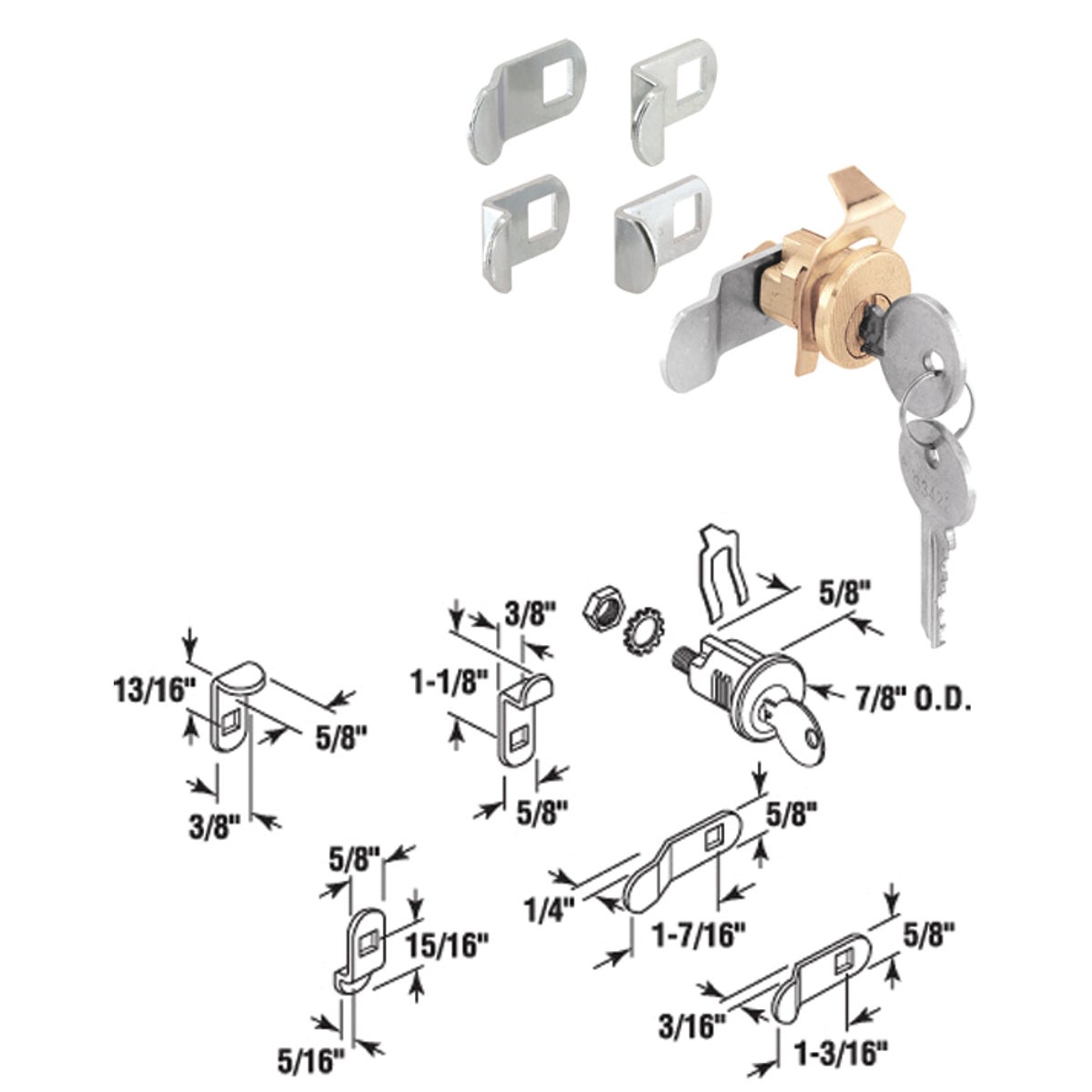 MAILBOX LOCK - S 4634 by Prime Line Products