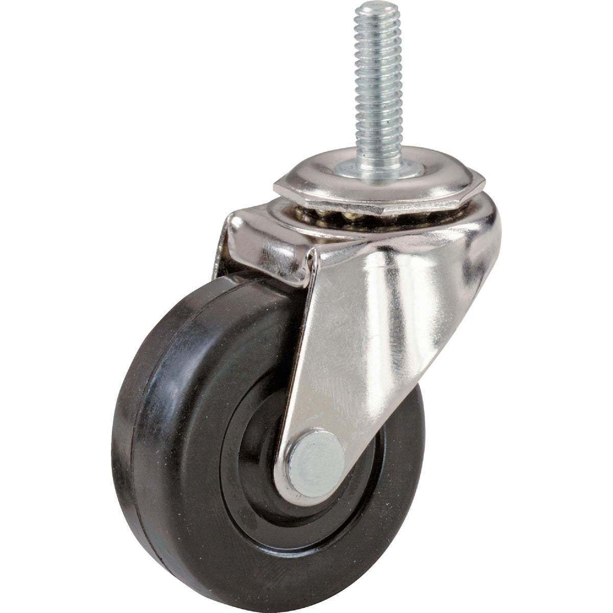 3" RUBBER 3/8STEM CASTER - 9195 by Shepherd Hardware