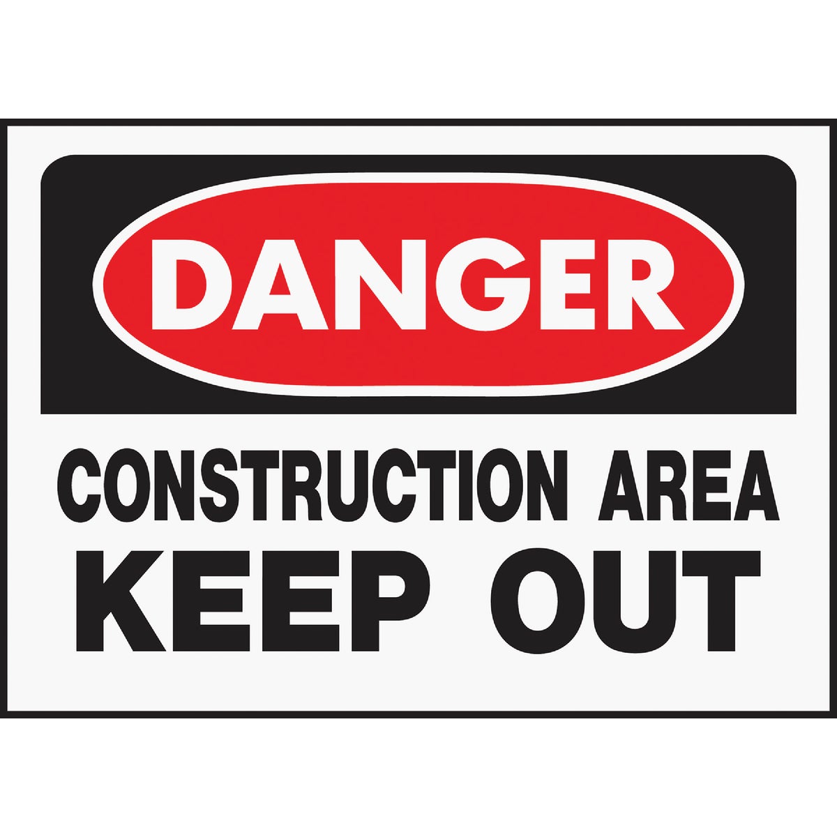 10X14CONSTRCTN AREA SIGN - 520 by Hy Ko Prods Co