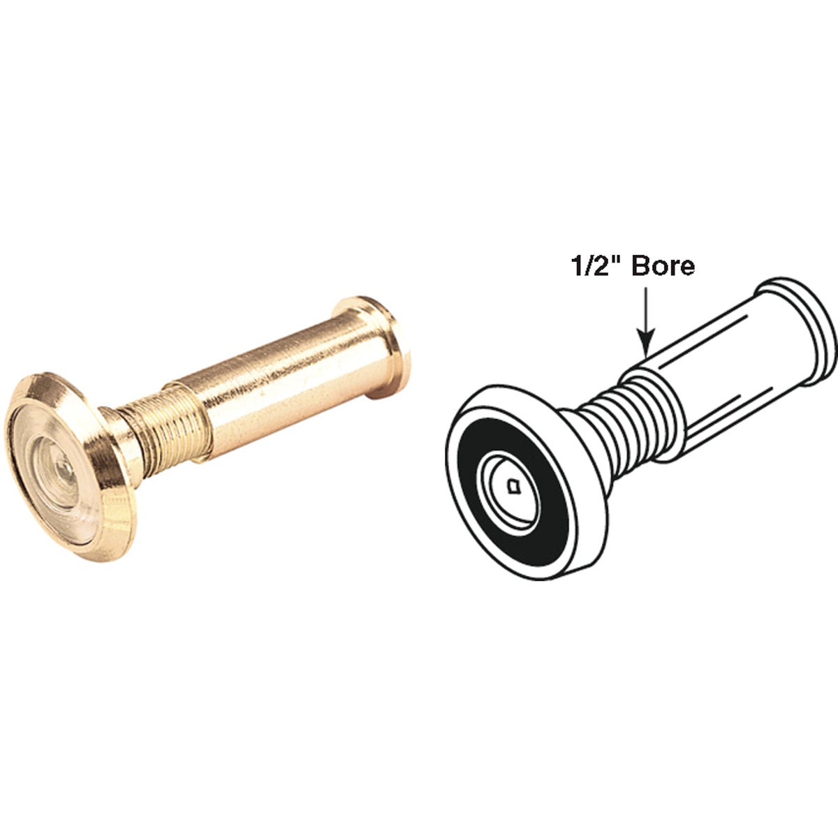 1/2" WIDE DOOR VIEWER - U 9892 by Prime Line Products