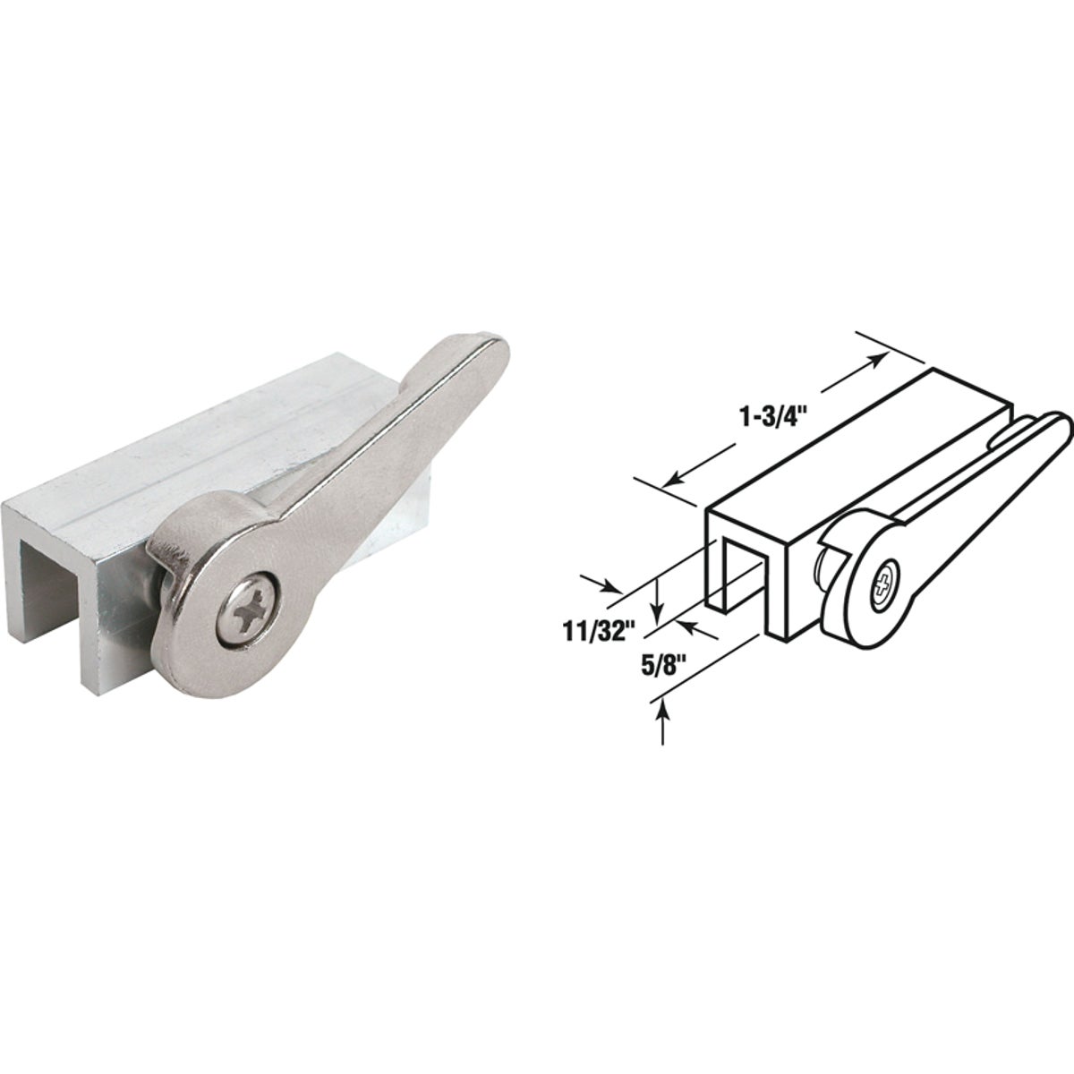 ALUM LEVER WINDOW LOCK - U 9824 by Prime Line Products