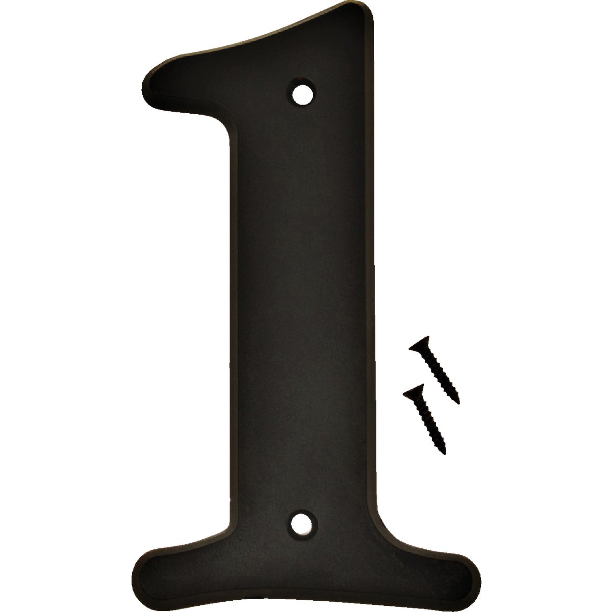 6" BLK PLST NUMBER 1 - 30201 by Hy Ko Prods Co