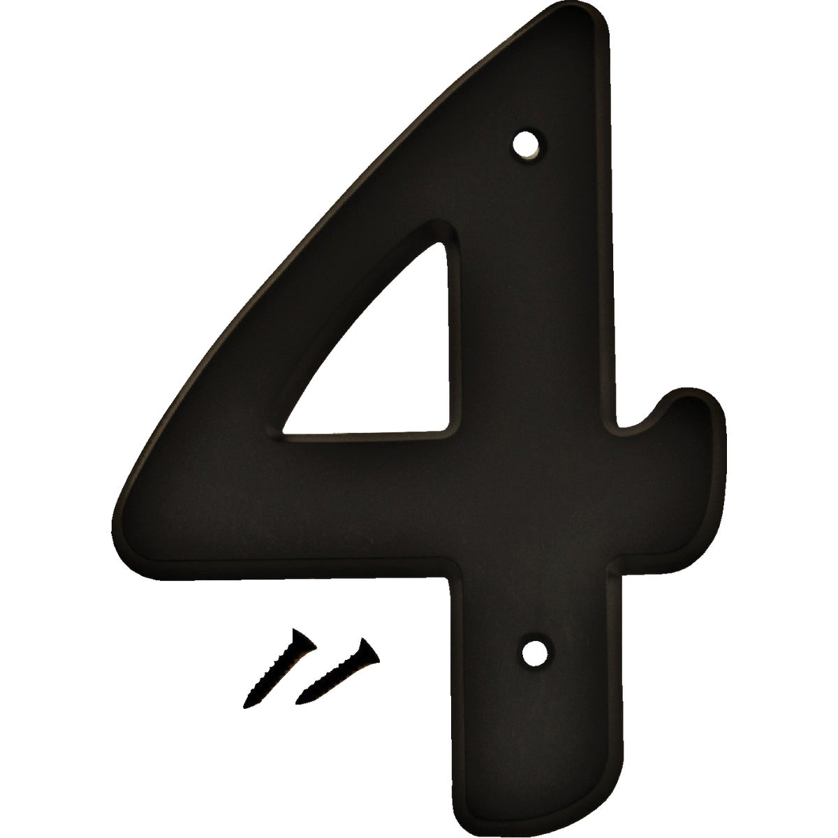 6" BLK PLST NUMBER 4 - 30204 by Hy Ko Prods Co