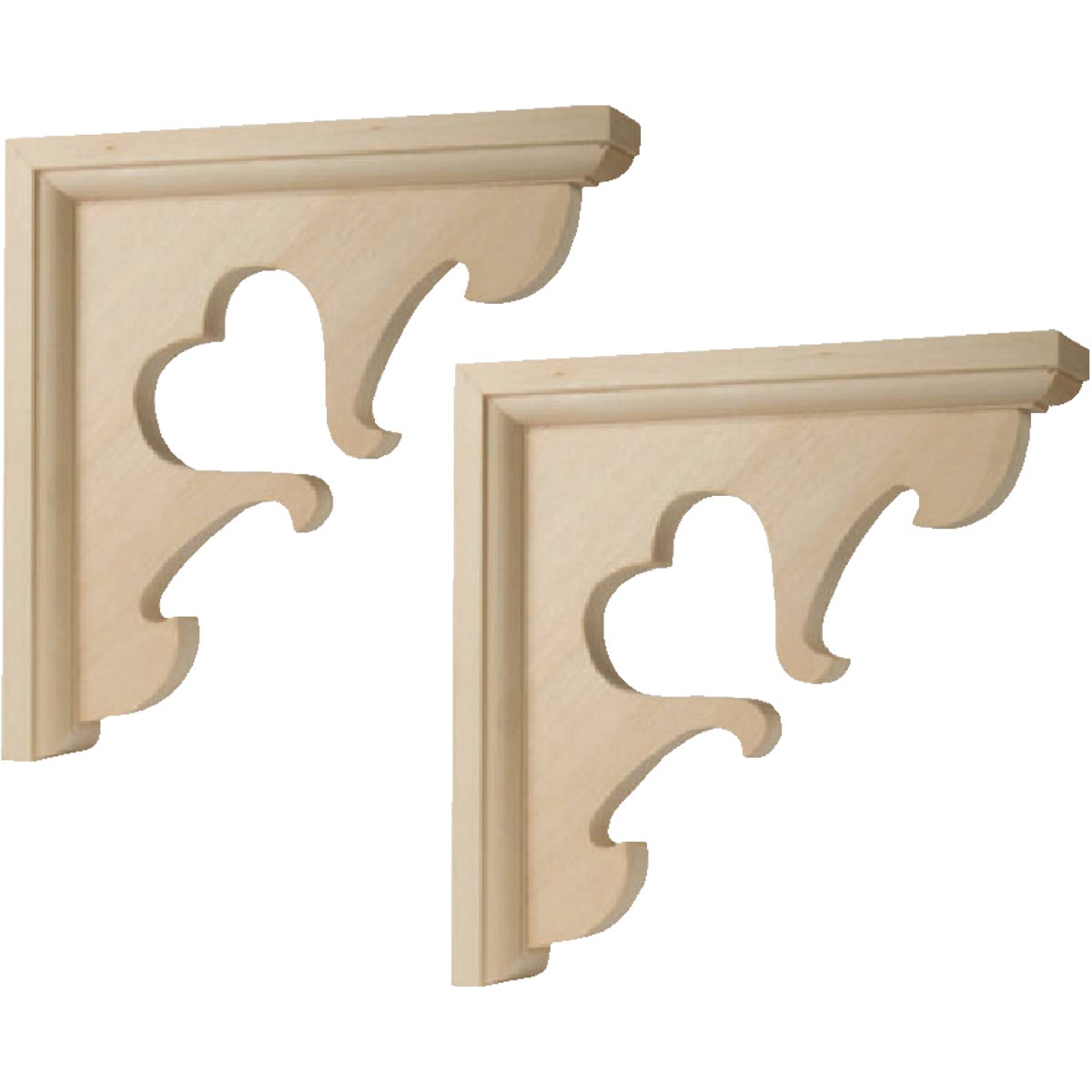 2PK HEART CORBEL - CB727/HE77 by Waddell Mfg Company