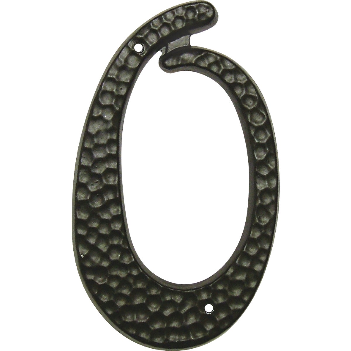3-1/2" BLK ALUM NUMBER 0 - DC-3/0 by Hy Ko Prods Co