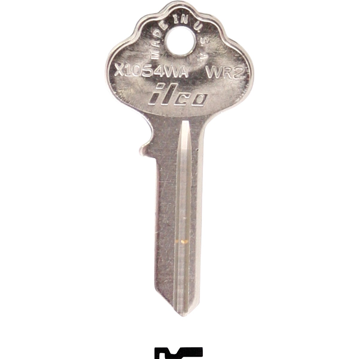 WR2 WEISER DOOR KEY - X1054WA by Ilco Corp