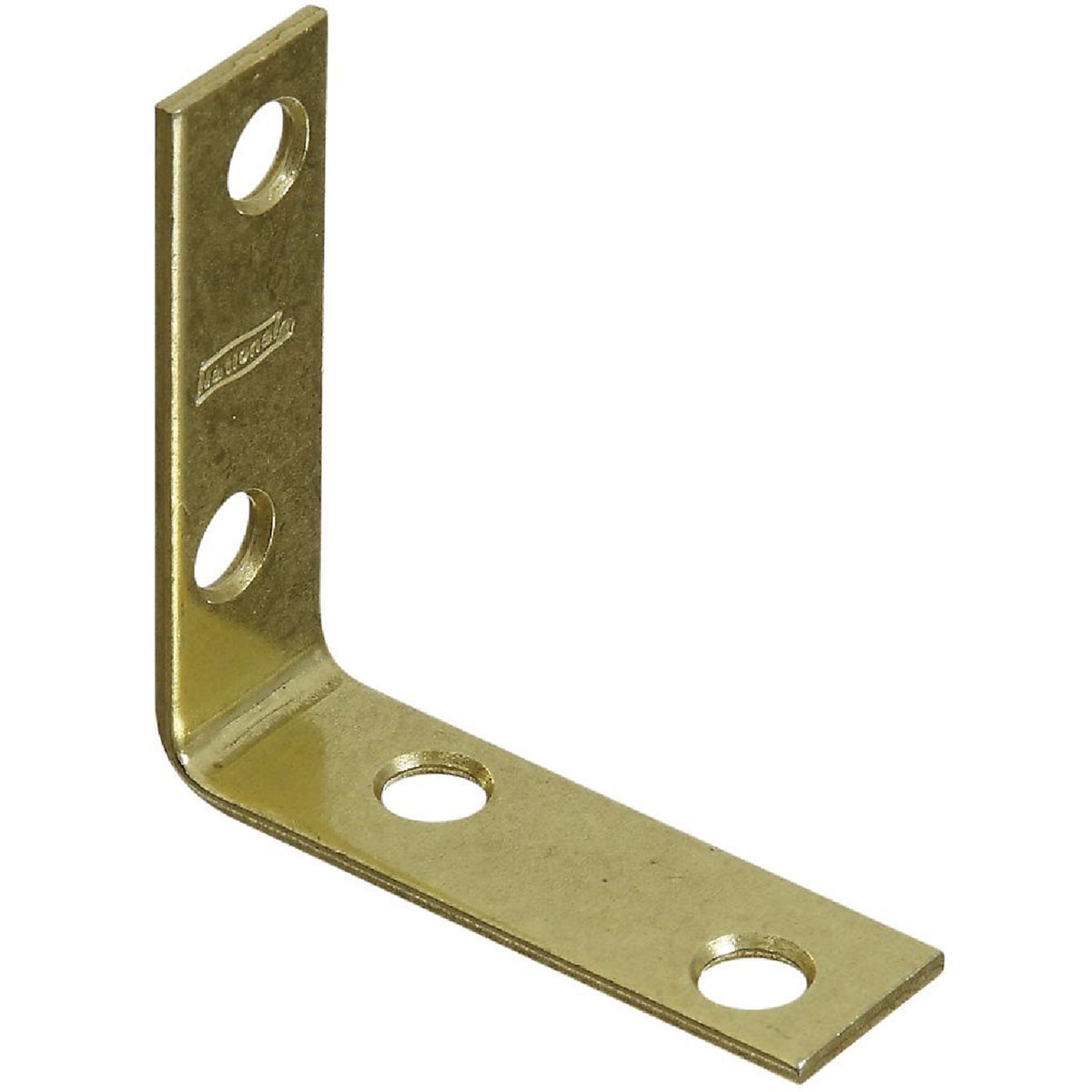 2X5/8 BRASS CORNER BRACE - N190835 by National Mfg Co