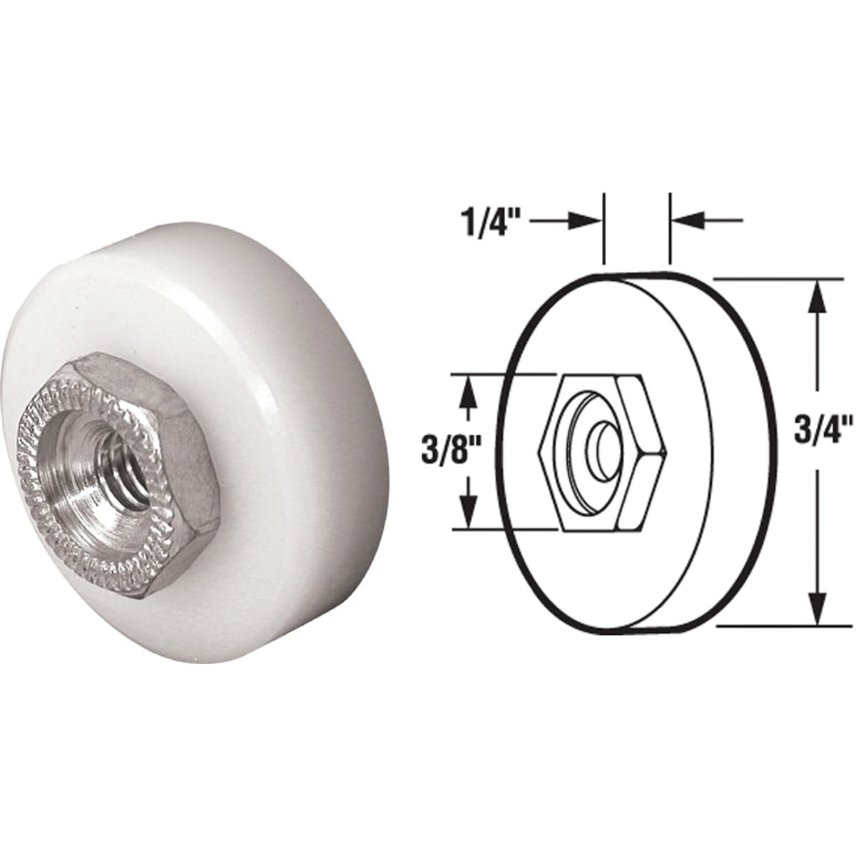 SCREN DR ROLLER ASSEMBLY - 111492 by Prime Line Products