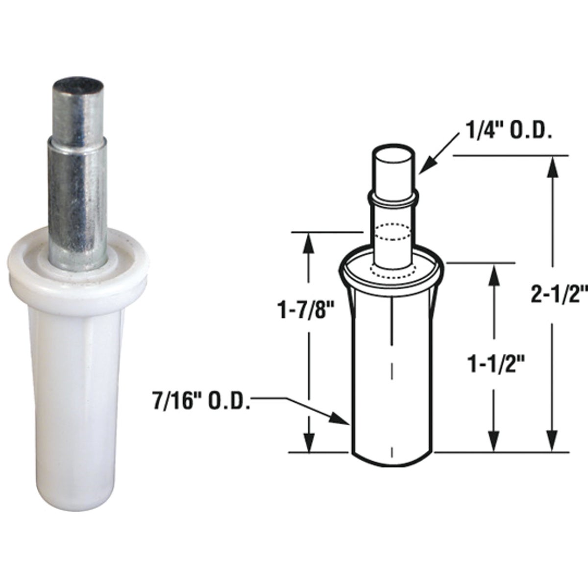 BI-FOLD DOOR PIVOT PIN - 161901 by Prime Line Products