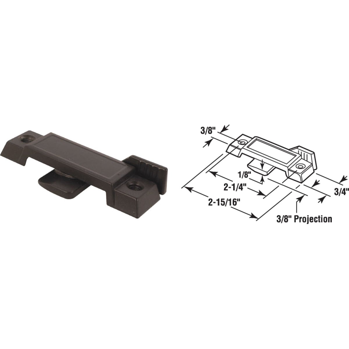SLD WINDOW SASH LOCK - 171976 by Prime Line Products