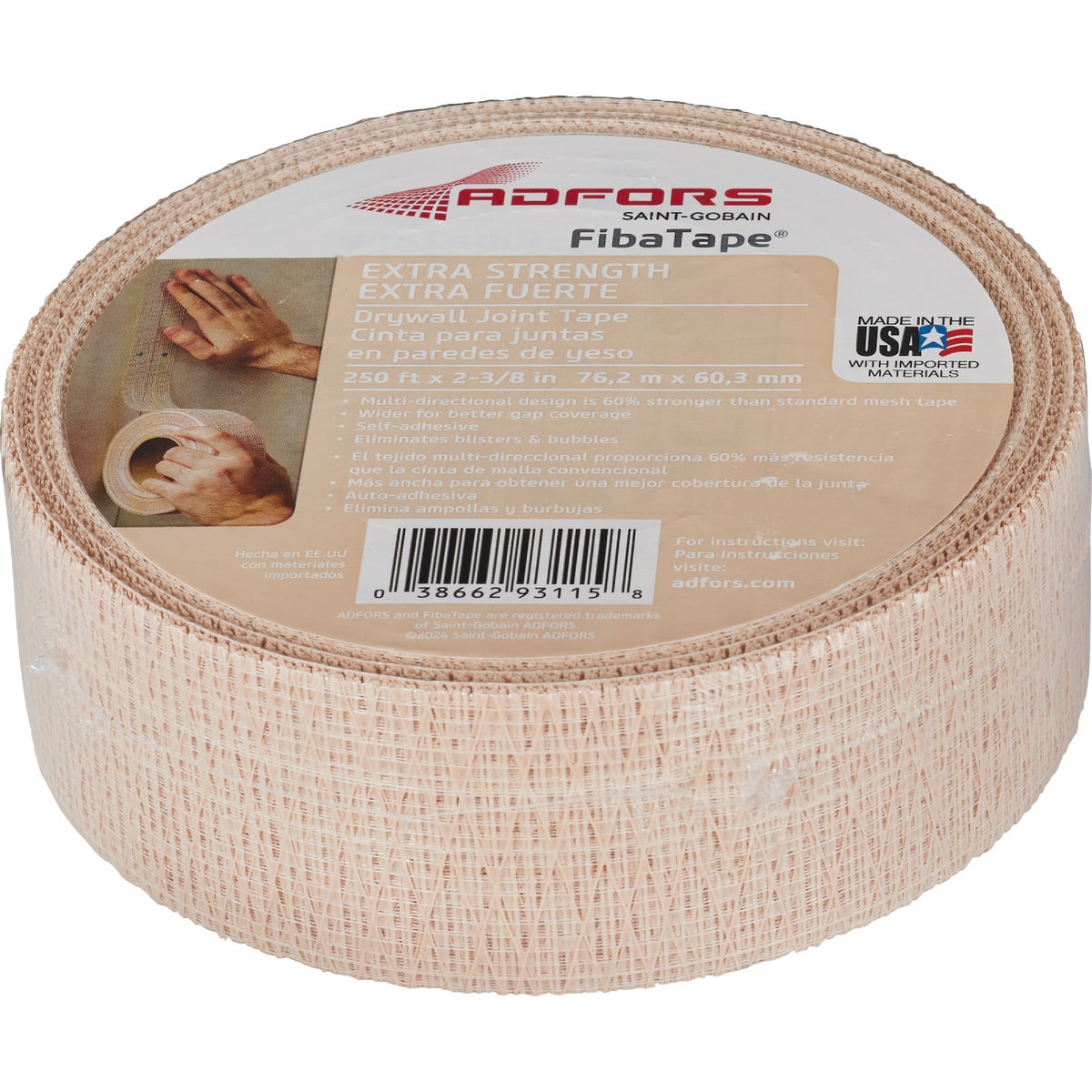 2-3/8X250 XTRA DRYW TAPE - FDW8550-U by Saint Gobain