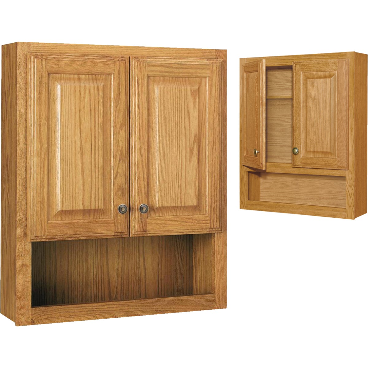 OAK BATH CABINET - 531962 by Design House  Dhi