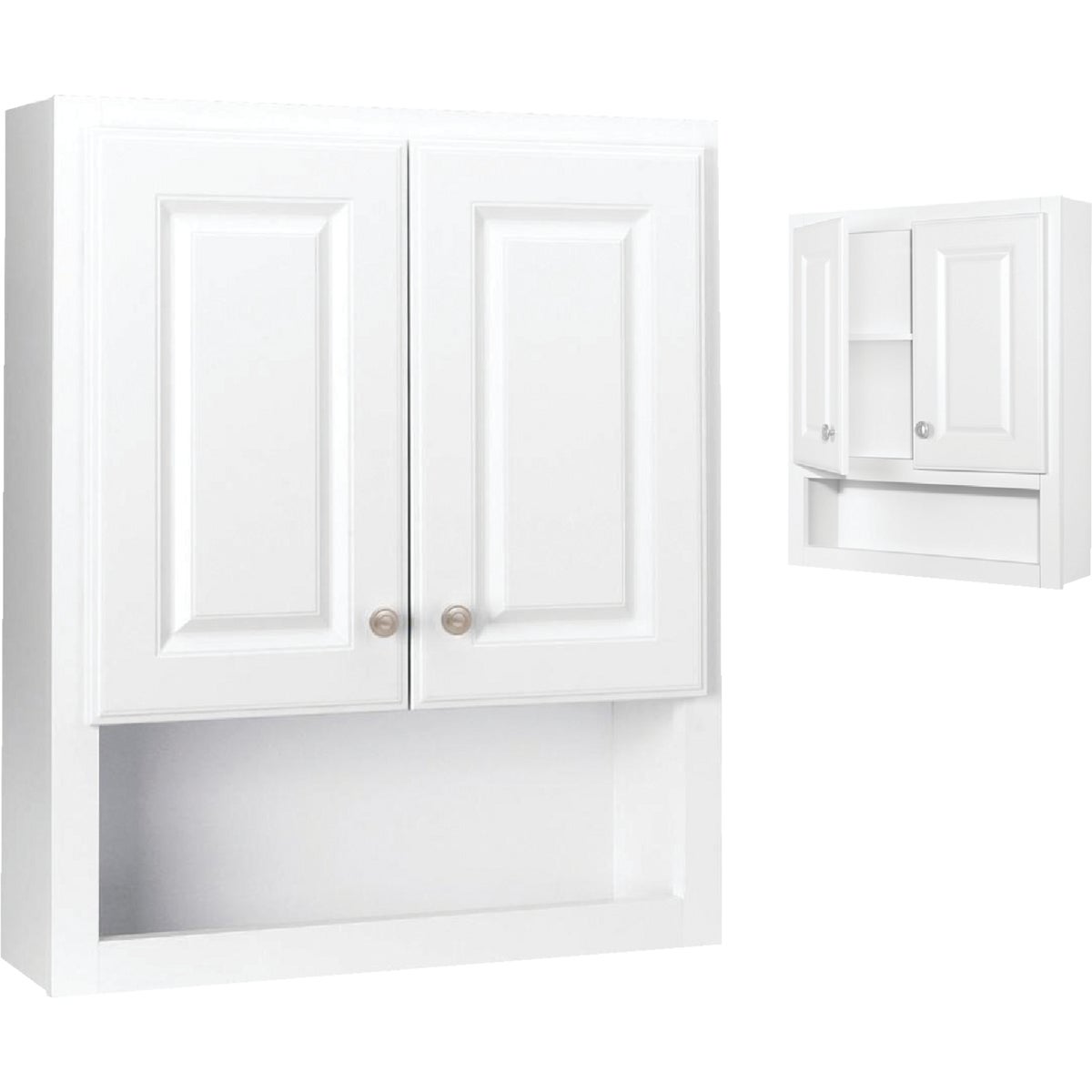 WHITE WALL CABINET - 531715 by Design House  Dhi