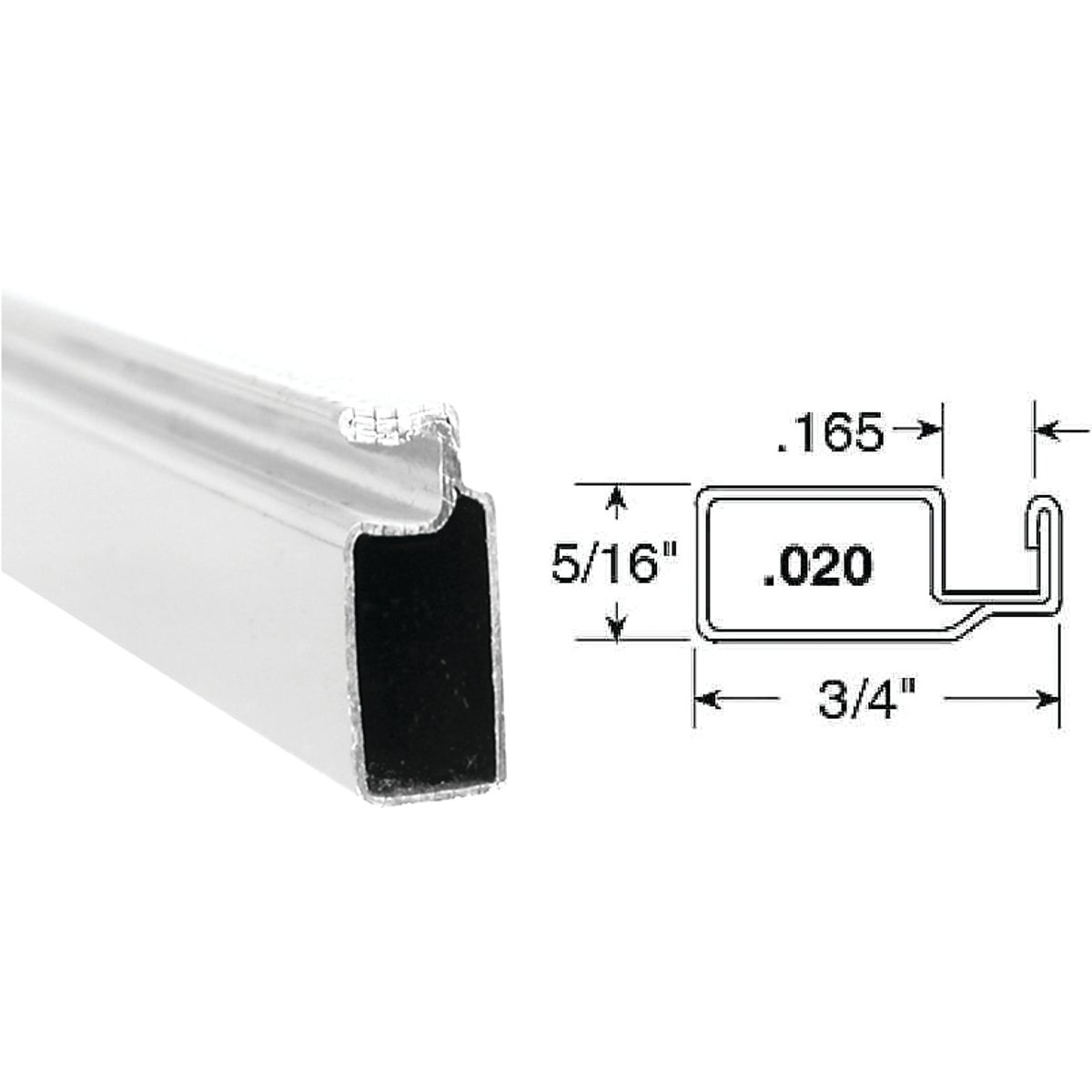 3/4X5/16X94WHT SCN FRAME - PL14080 by Prime Line Products