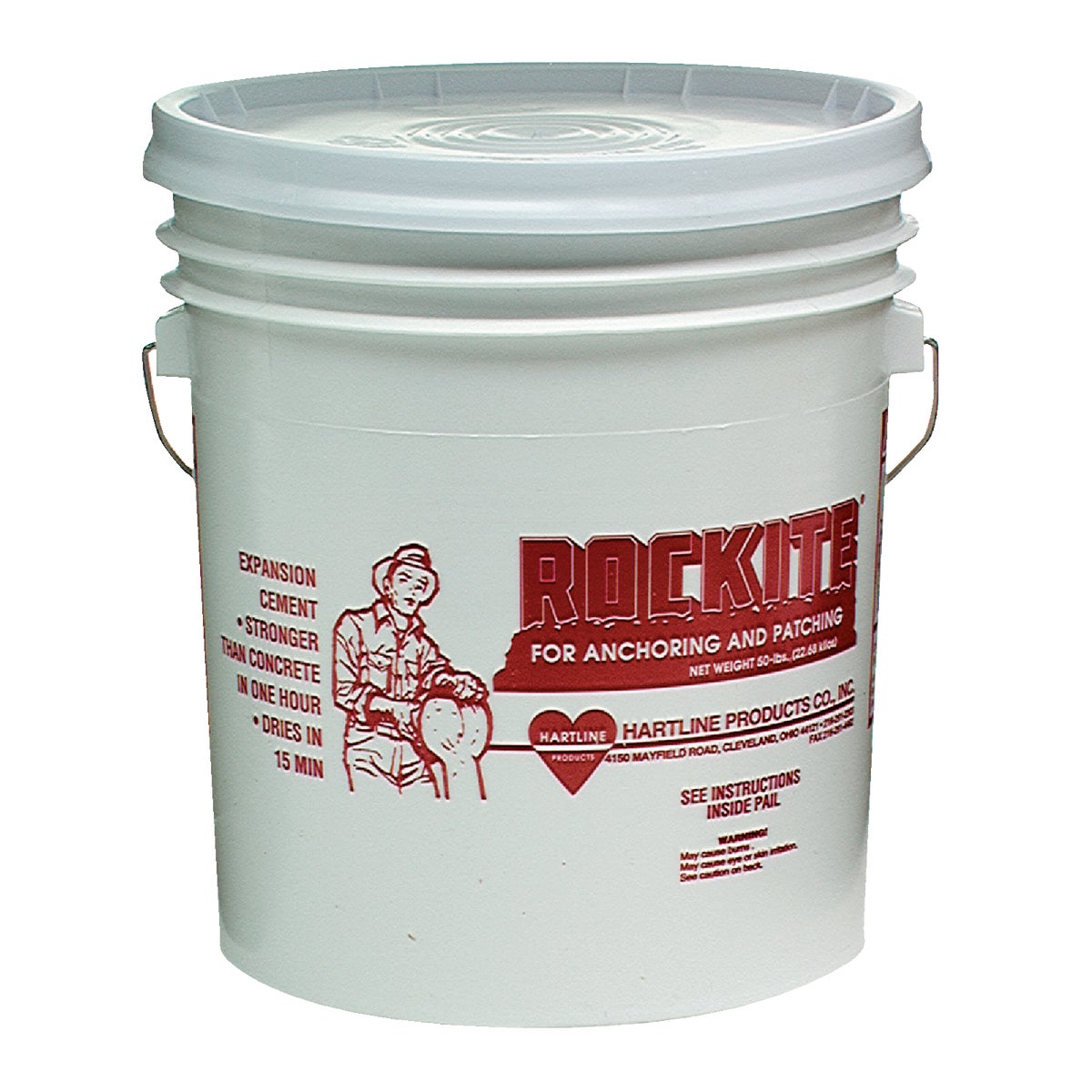 50LB ROCKITE CEMENT - 10051 by Hartline Products