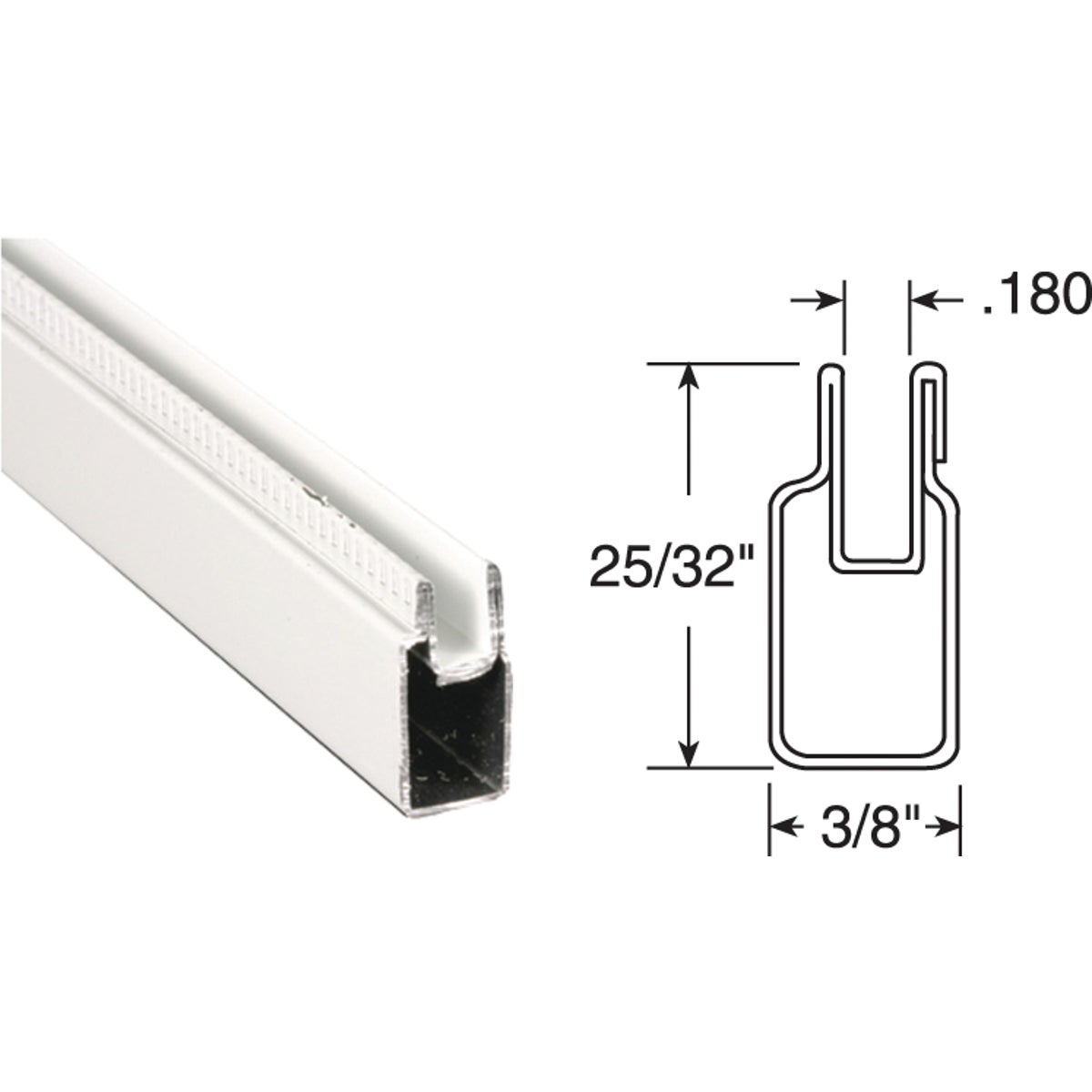 3/8X25/32X94WHT WN FRAME - PL14157 by Prime Line Products