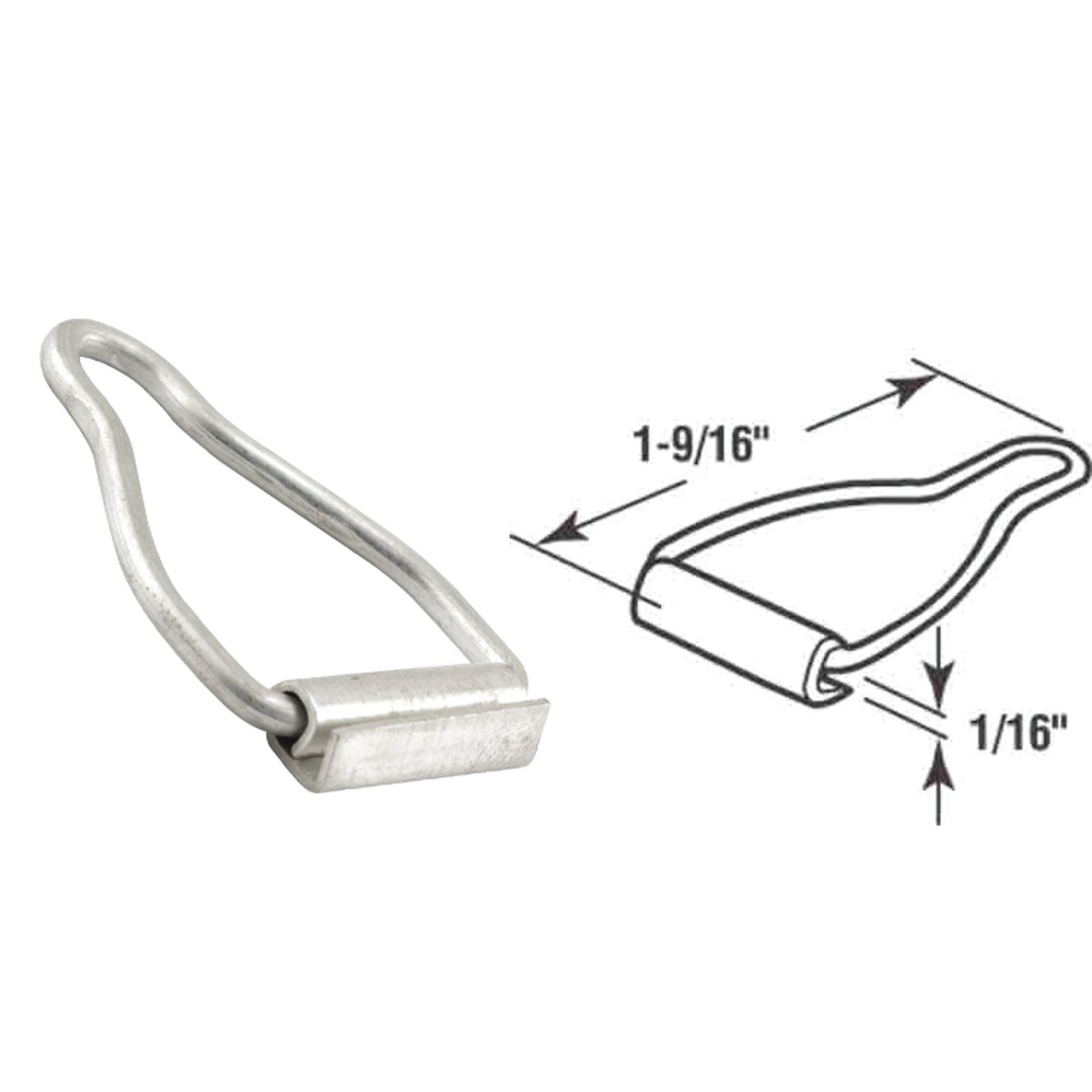 25PK 1/16"MIL CHNL LATCH - PL14658 by Prime Line Products