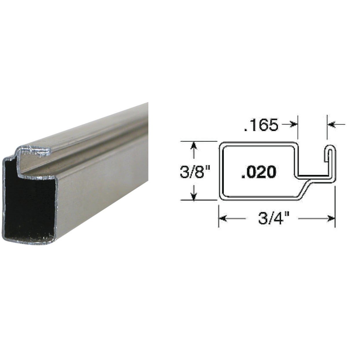 3/4X3/8X72 ML SCRN FRAME - PL14053 by Prime Line Products