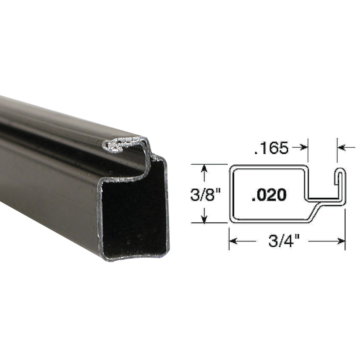 3/4X3/8X94BRZ SCRN FRAME - PL14061 by Prime Line Products
