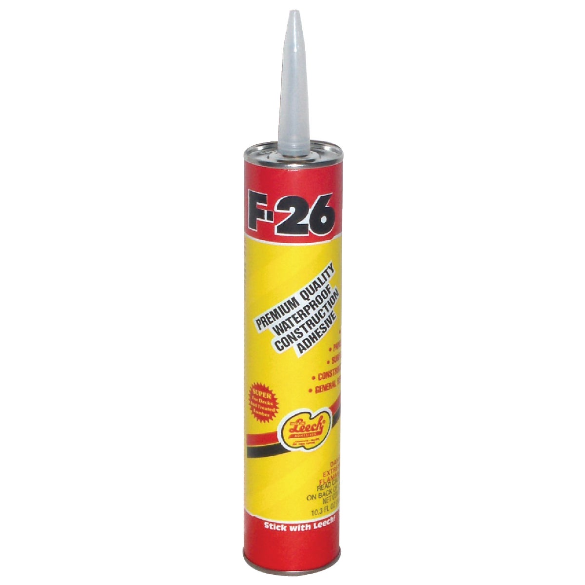 10.3OZ CNSTRCTN ADHESIVE - F26-33-12 by Leech Products Inc
