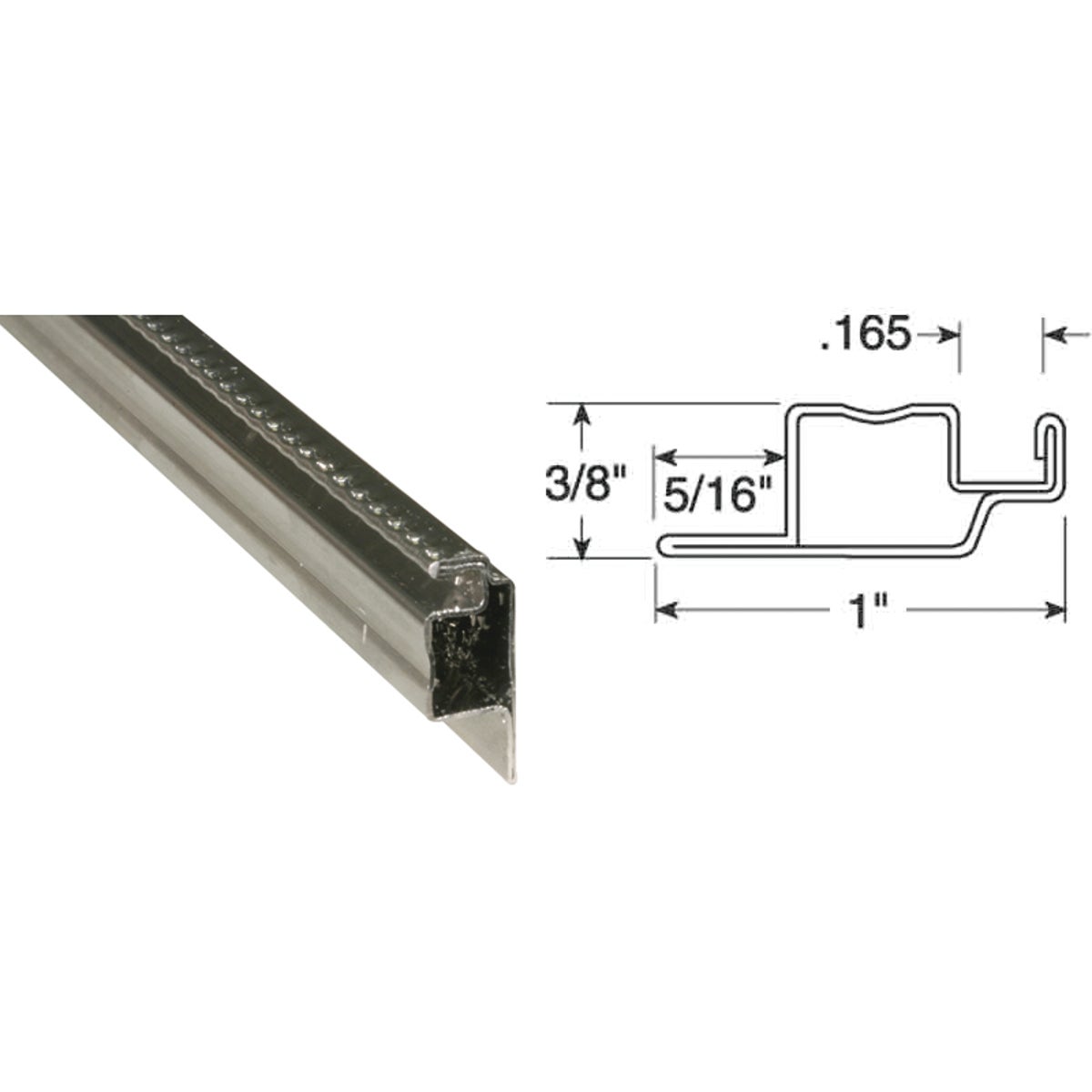 5/16X72 MILL FRAME LIP - PL15730 by Prime Line Products