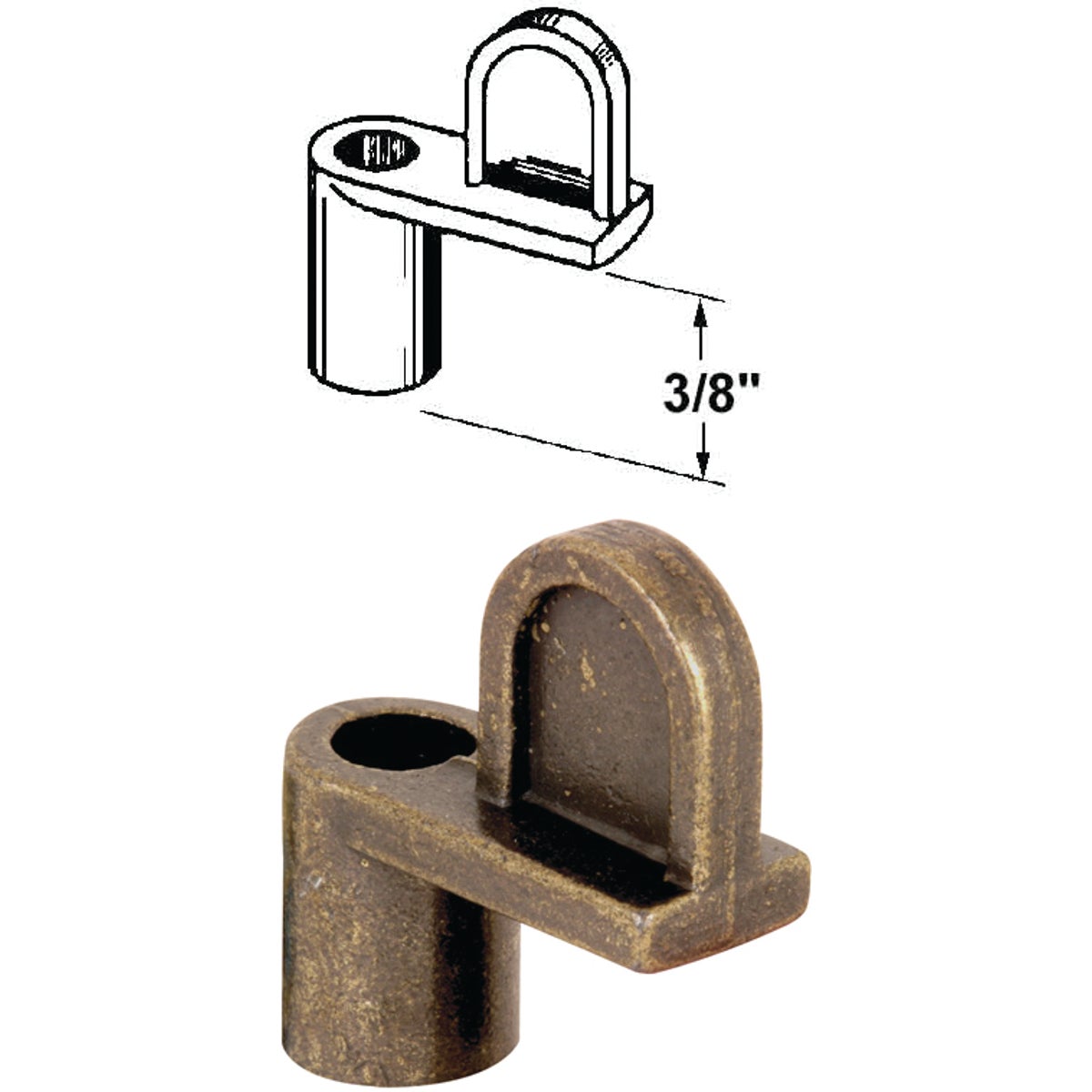 3/8" DIECAST SCREEN CLIP - PL7897 by Prime Line Products