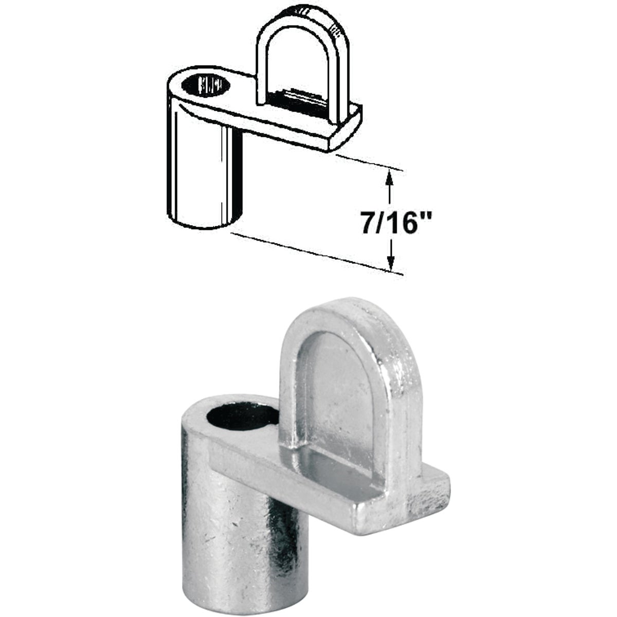 7/16"DIECAST SCREEN CLIP - PL7737 by Prime Line Products
