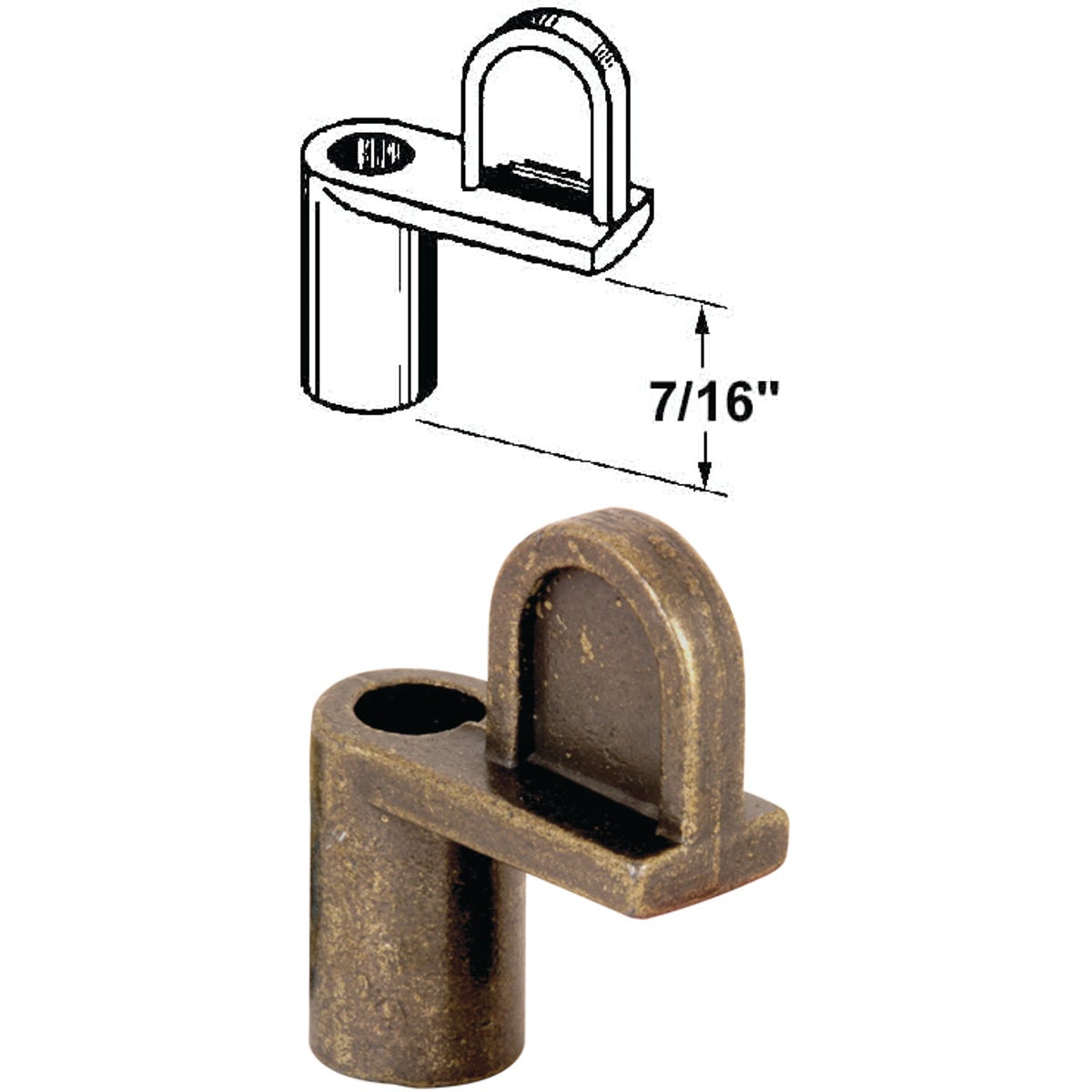 7/16"DIECAST SCREEN CLIP - PL7900 by Prime Line Products