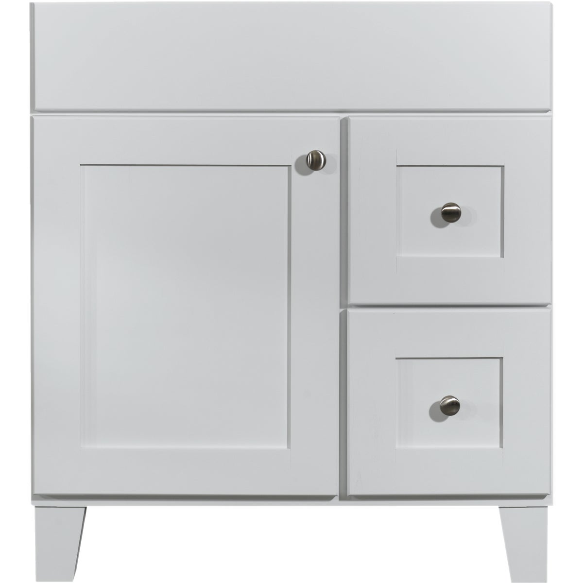 30" OSAGE WHITE VANITY - P/OBW-VTR30T-WL-05 by Bertch Cab Mfg Inc