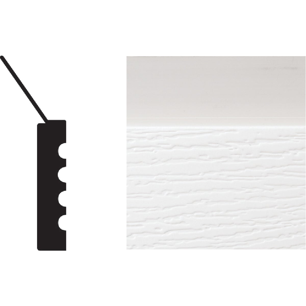 .5X2X7 WH GARG DR STOP - 236-007-706 by Gossen Corp