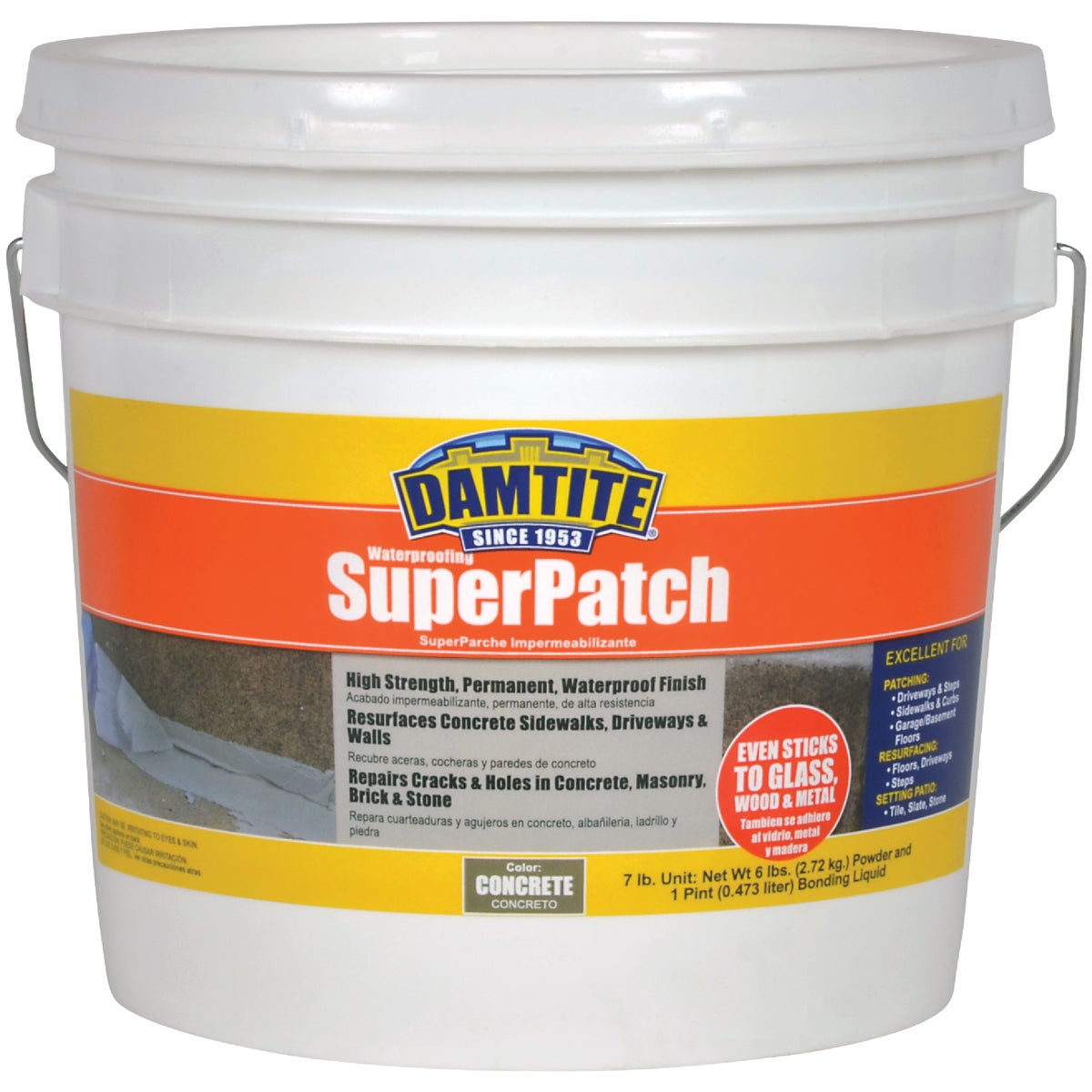 7LB CONCRETE SUPER PATCH - 04072 by Damtite Waterproofng