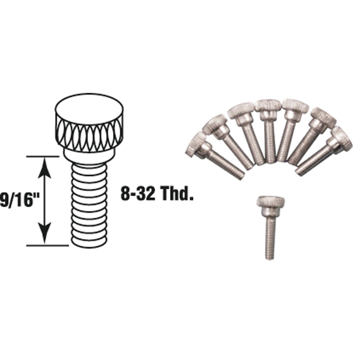 9/16" MILL THUMBSCREW - PL14768 by Prime Line Products