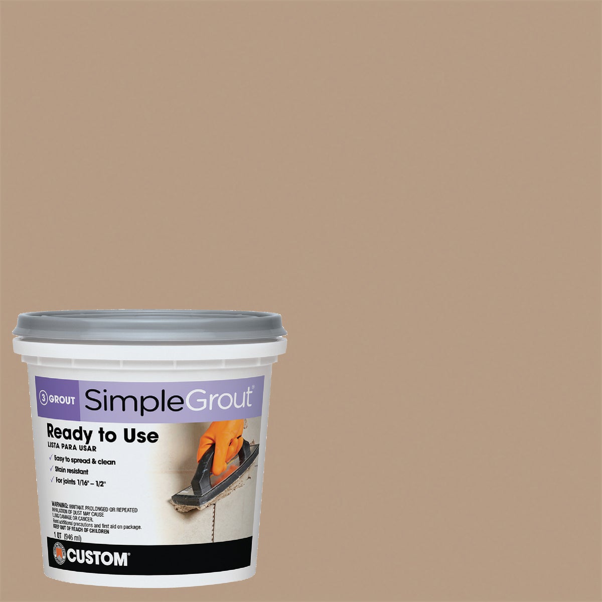QT HAYSTACK PREMIX GROUT - PMG380QT by Custom Building Prod