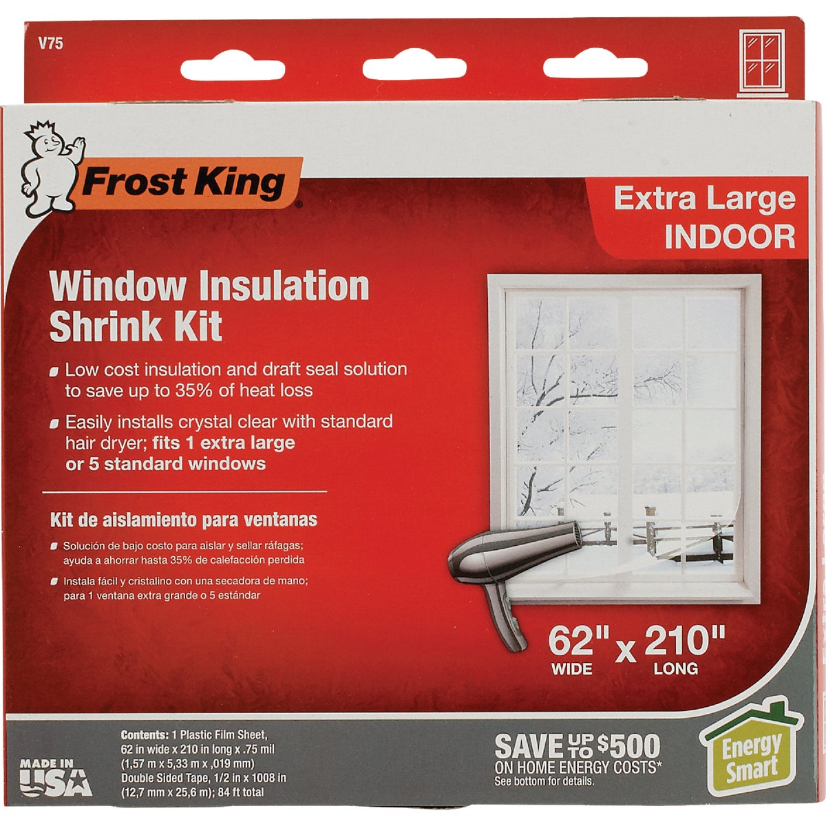 5PK SHRINK FILM WNDW KIT - V75HDB by Thermwell Prods Co