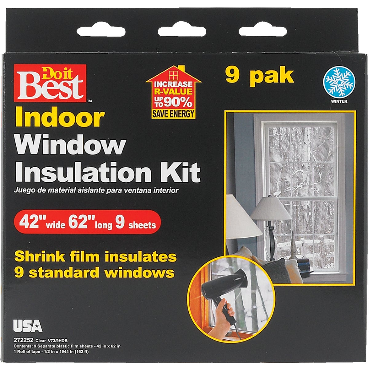 9PK SHRINK WINDOW KIT - V73/9HDB by Thermwell Prods Co