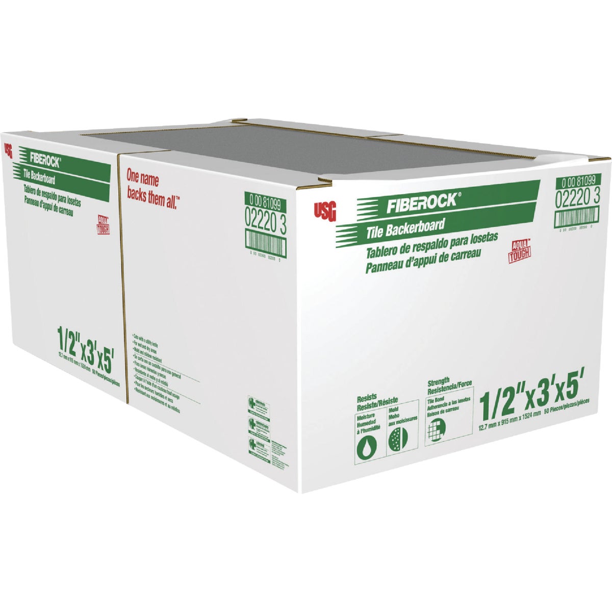 1/2" FBROCK BACKERBOARD - 060088 by U S Gypsum