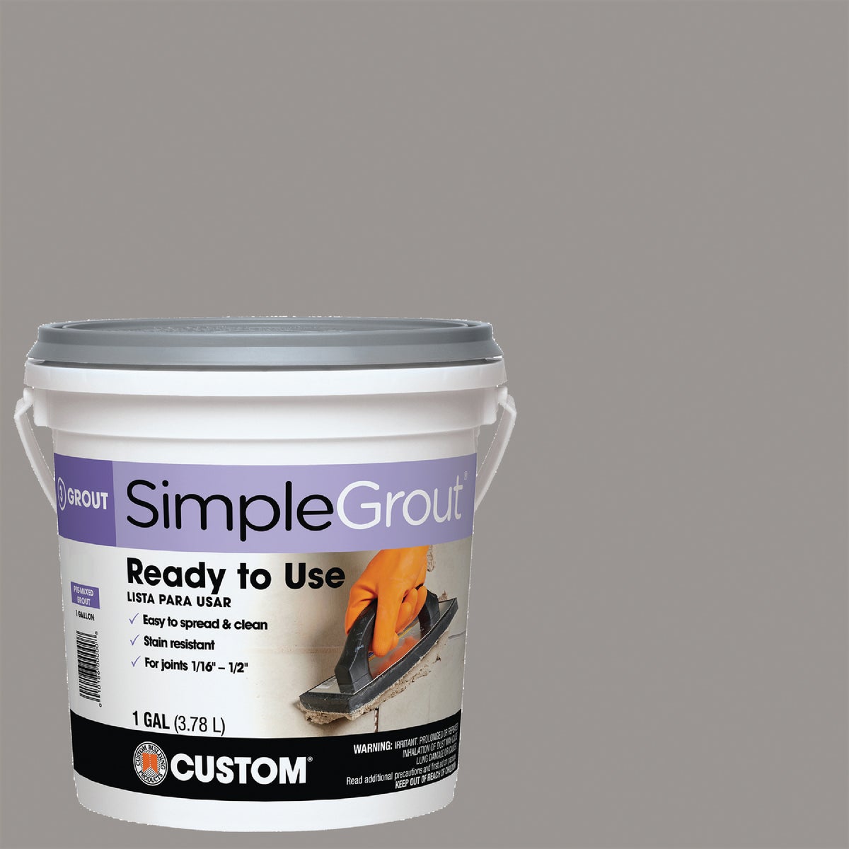 GAL DL GRAY PREMIX GROUT - PMG1651-2 by Custom Building Prod