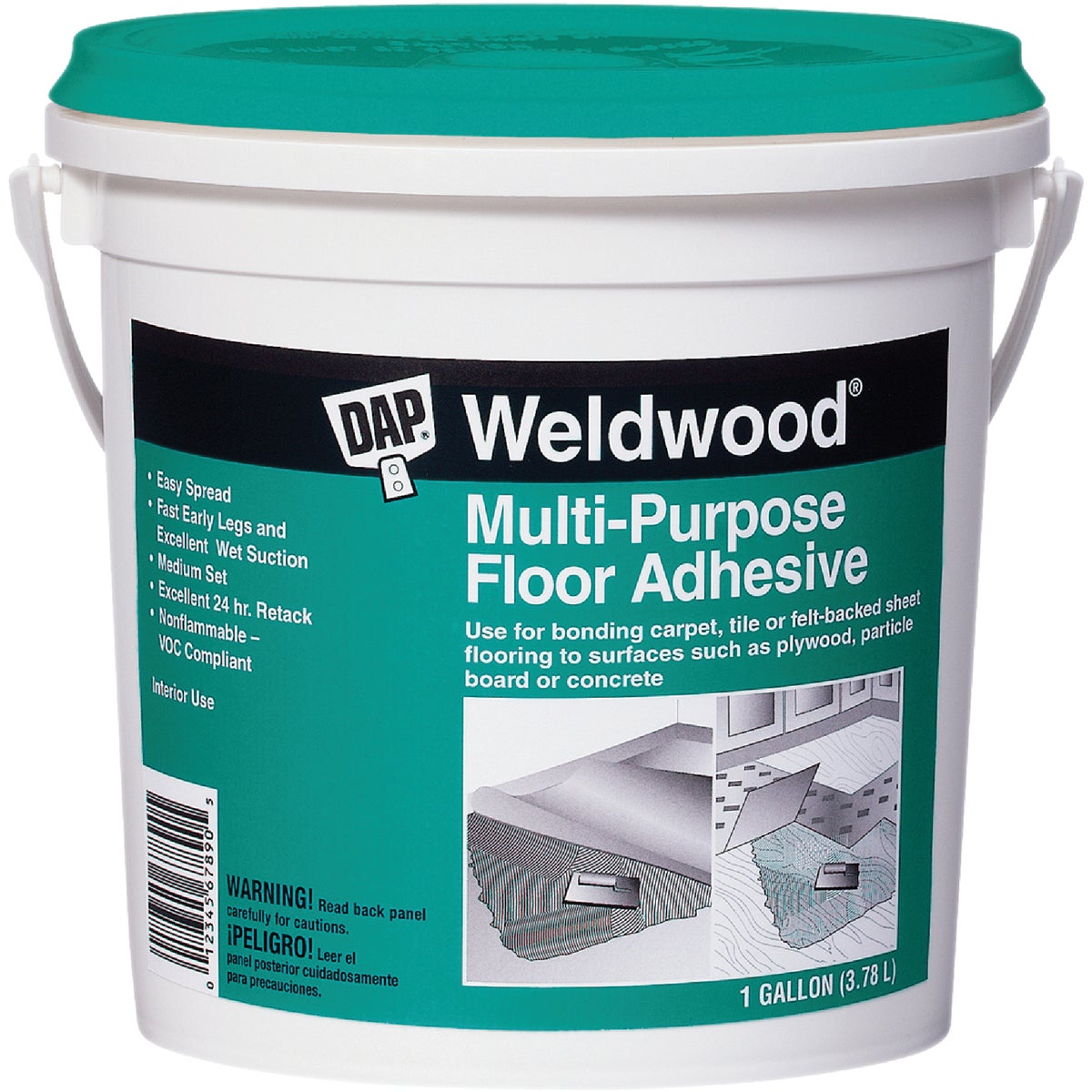 GAL MP FLOOR ADHESIVE - 00142 by Dap Inc