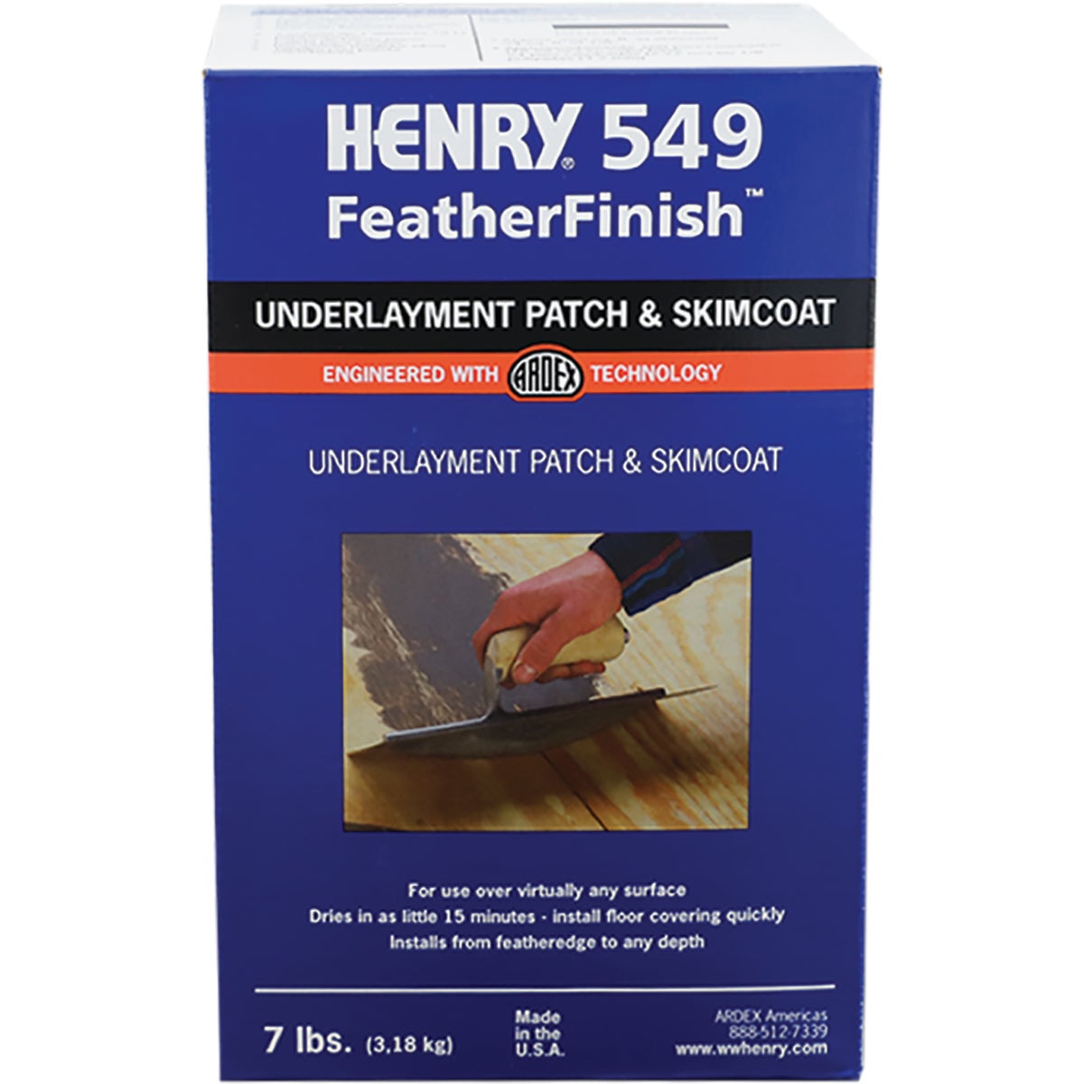 7LB FEATHER FINISH PATCH - 12163 by Henry W W Company