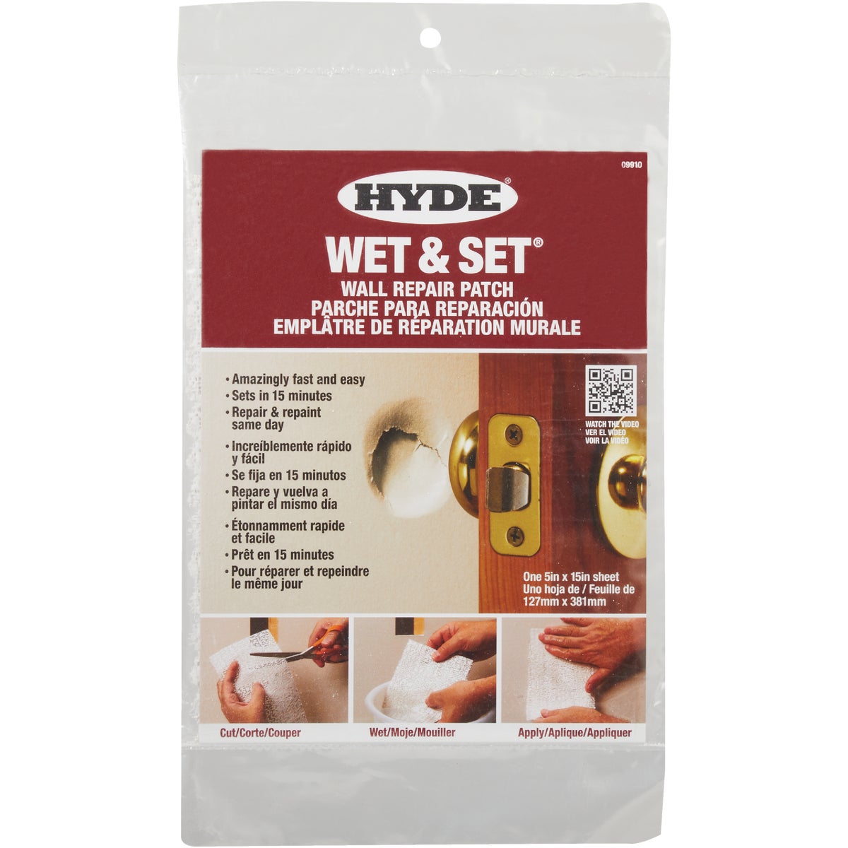5X15 WET & SET PATCH - 09910 by Hyde Mfg Co