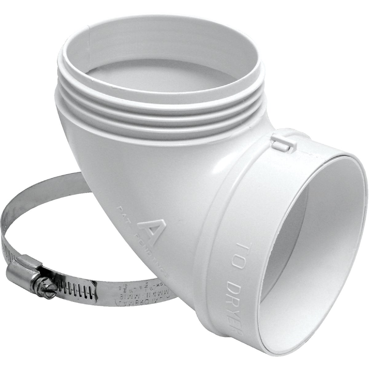 4" QUICK FIT DRYER ELBOW - 3003L by Lambro Industries