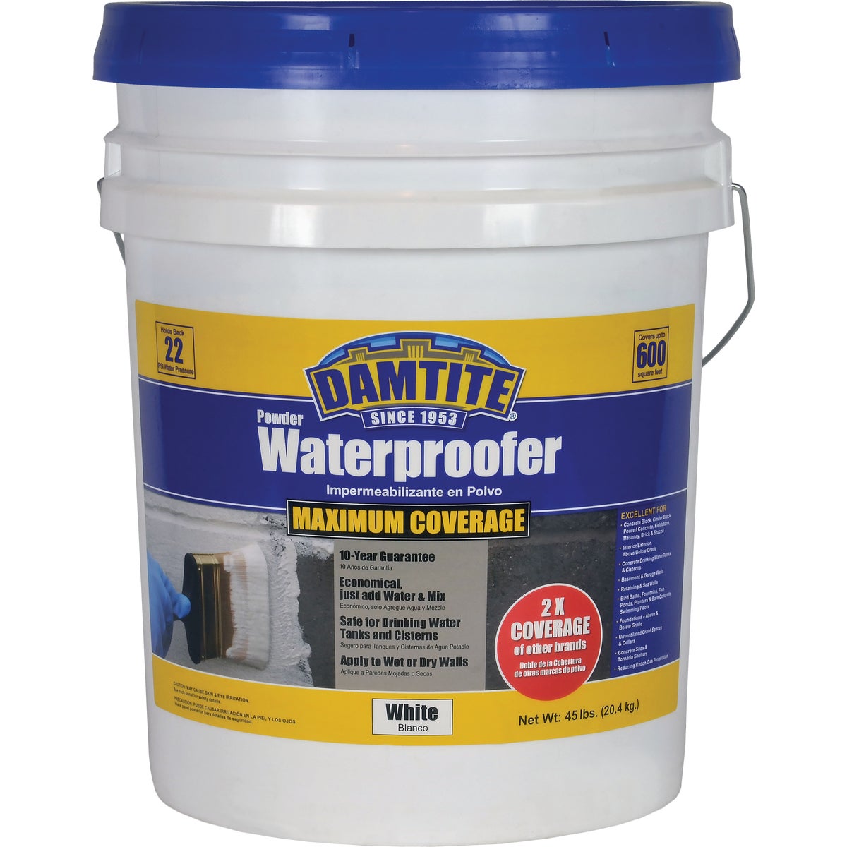 45LB CONCRT WATERPROOFER - 01451 by Damtite Waterproofng