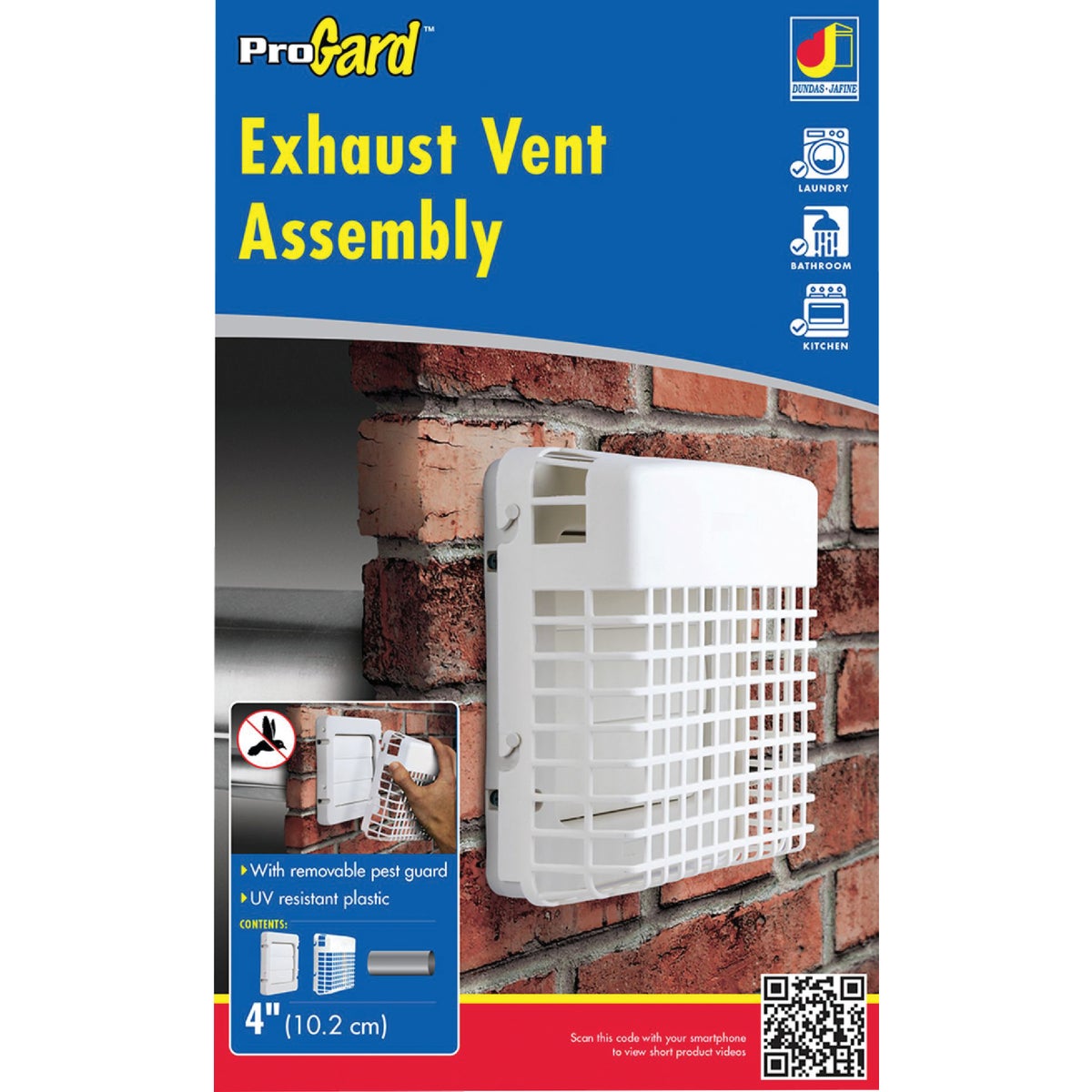 WHITE PROGARD VENT HOOD - BPGH4WZW by Dundas Jafine