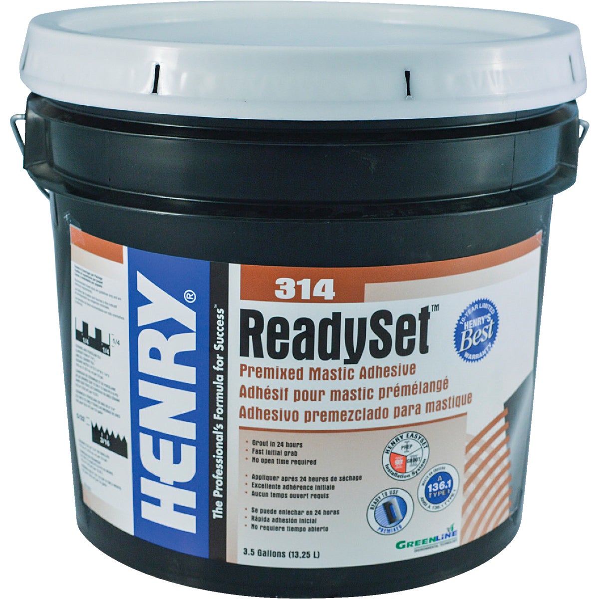 3.5G H314 CERMC ADHESIVE - 12257 by Henry W W Company