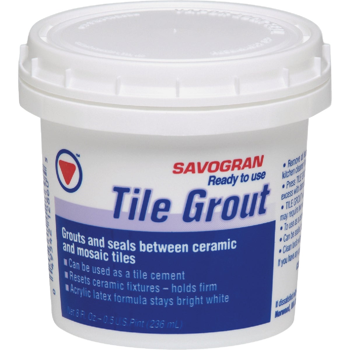 1/2PT PREMIXD TILE GROUT - 12860 by Savogran Company