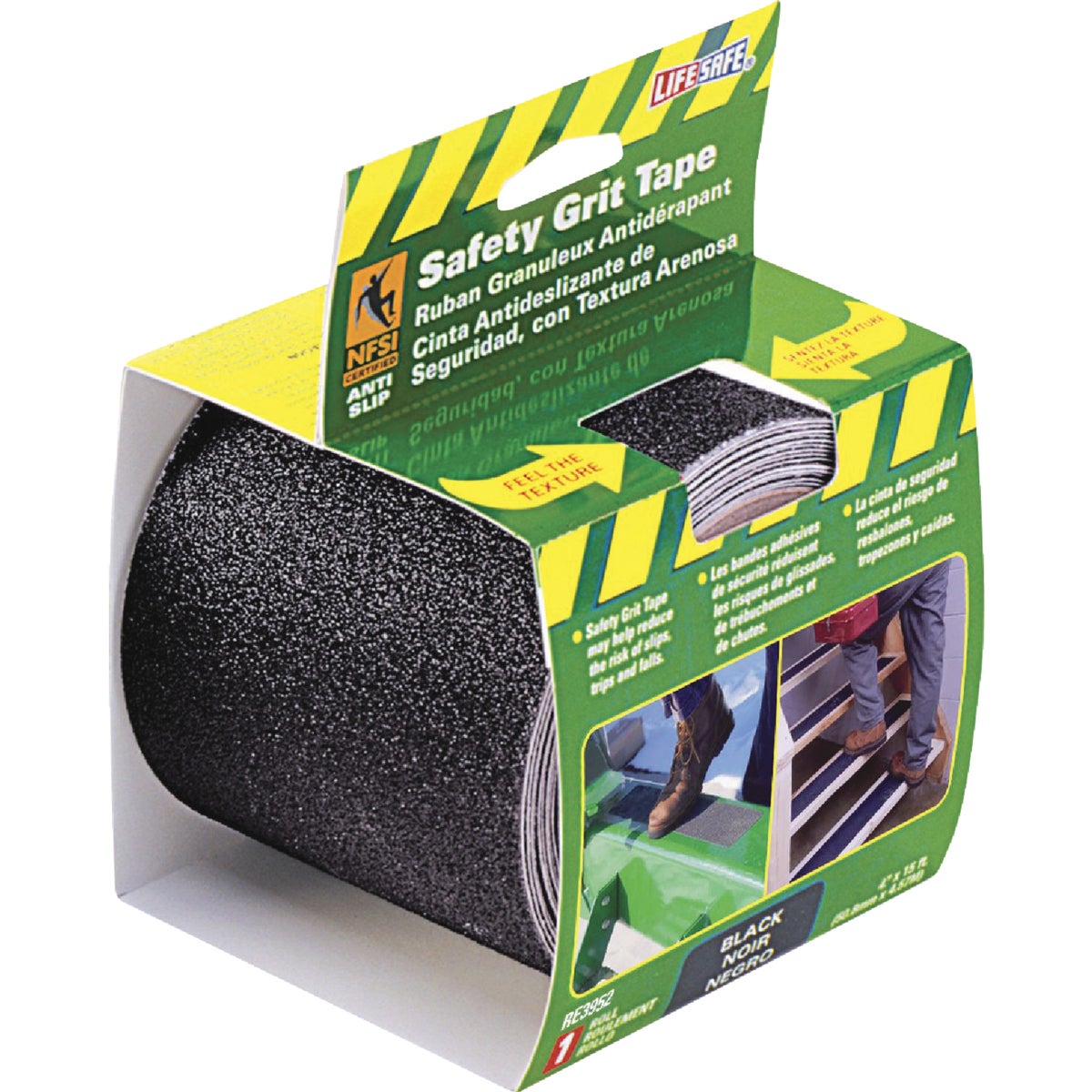 4"X15' BLK SFT GRIT TAPE - RE3952 by Incom Mfg Group