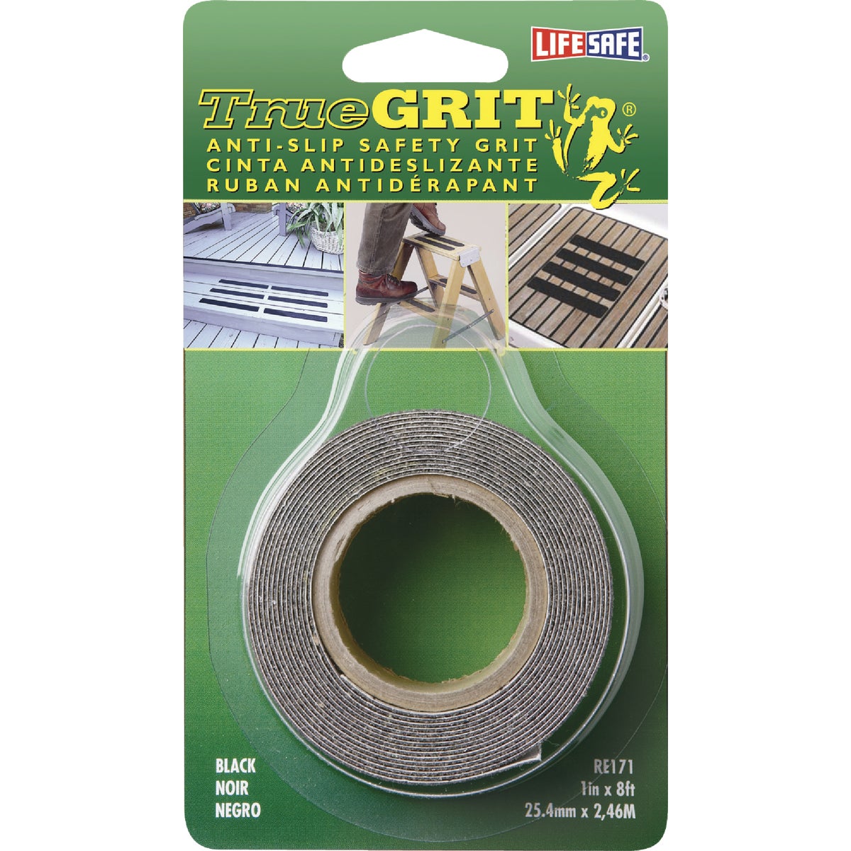 1"X8' BLK SFTY GRIT TAPE - RE171 by Incom Mfg Group