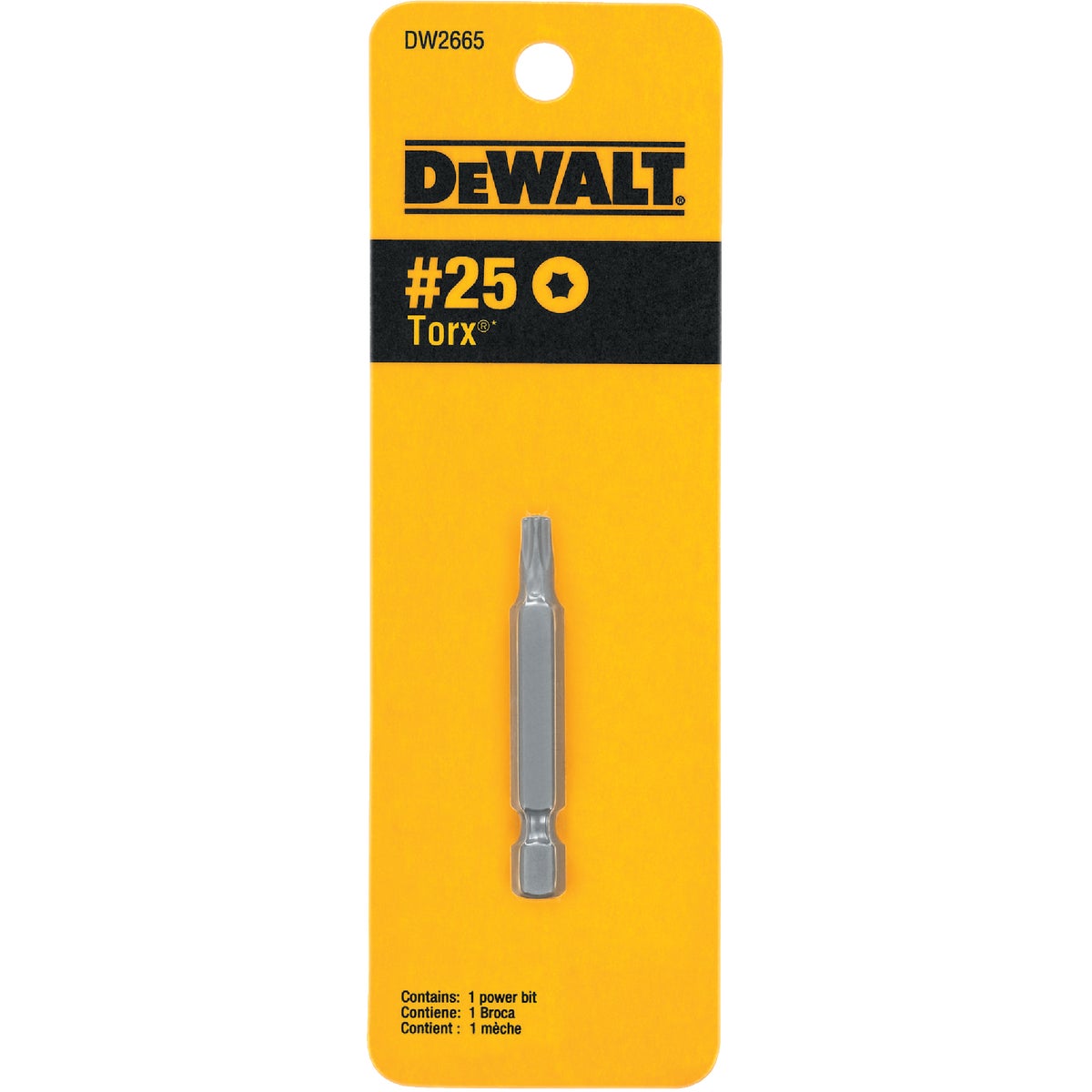 2" T25 TORX INSERT BIT - DW2665 by DeWalt